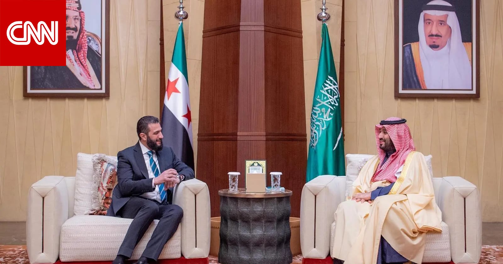 محمد بن سلمان يتلقى اتصالا من أحمد الشرع وهذا ما بحثاه