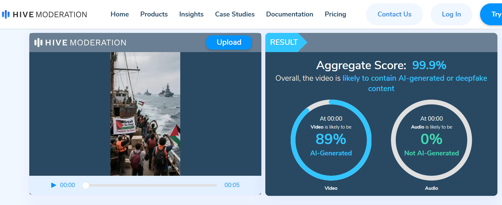فيديو متداول لـ أسطول الصمود في اتجاه غزة .. هذه حقيقته