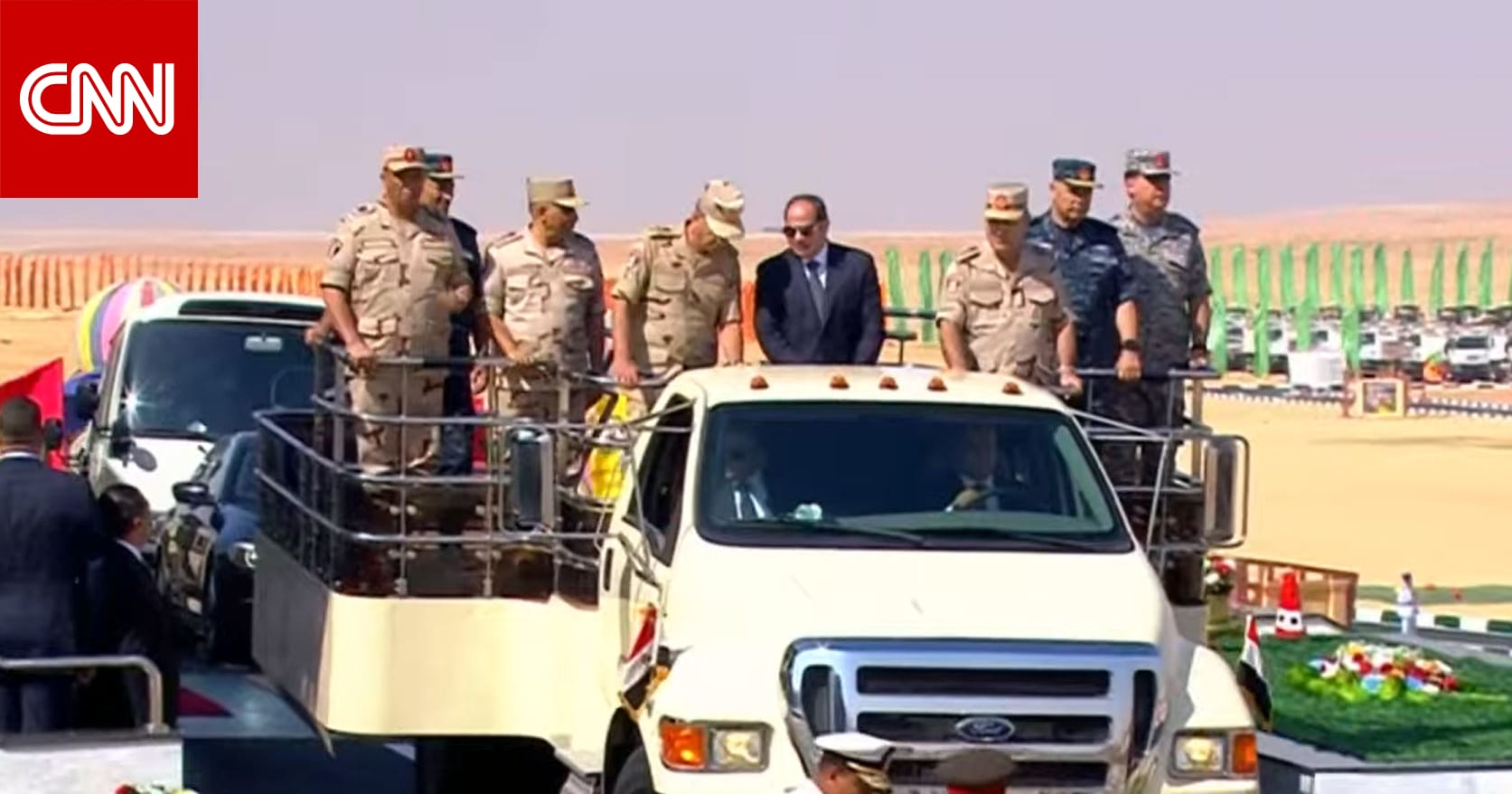 عرض عسكري "تفتيش حرب" لجيش مصر بحضور السيسي