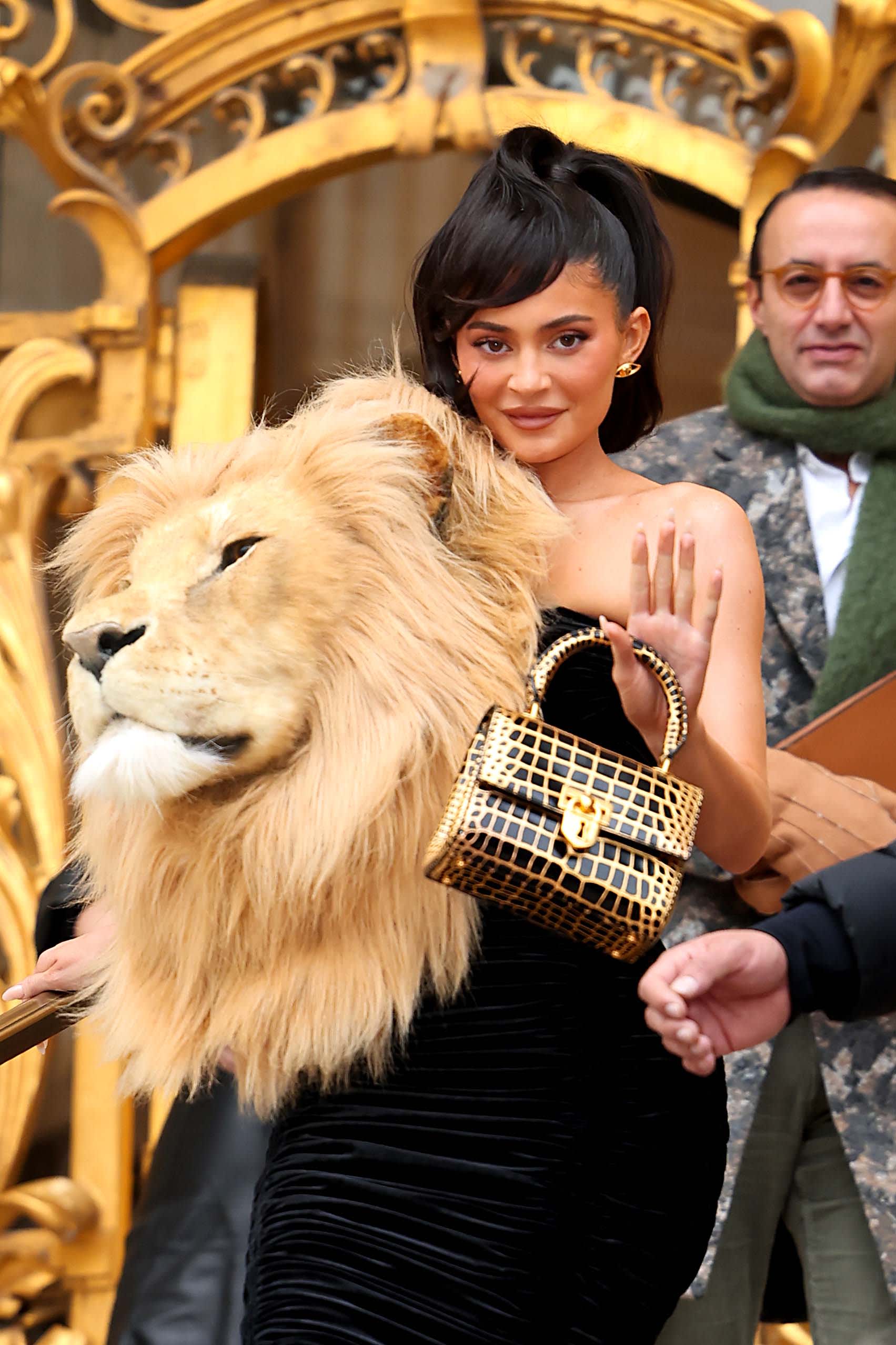 Kylie Jenner's lion head 