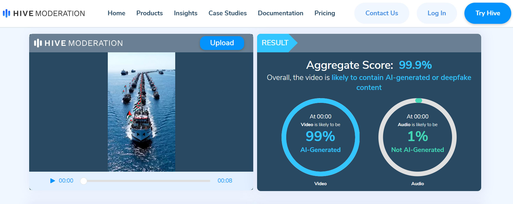 فيديو منسوب إلى أسطول الصمود العالمي .. هذه حقيقته