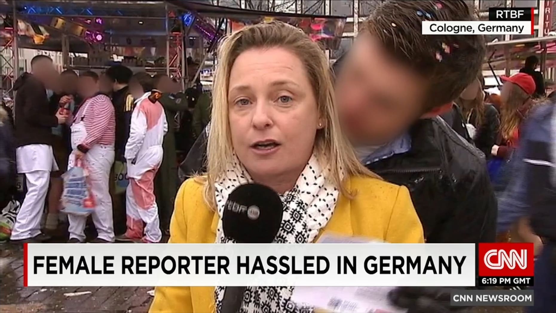 مراسلة تتعرض لتحرش جنسي على الهواء في ألمانيا - CNN Arabic