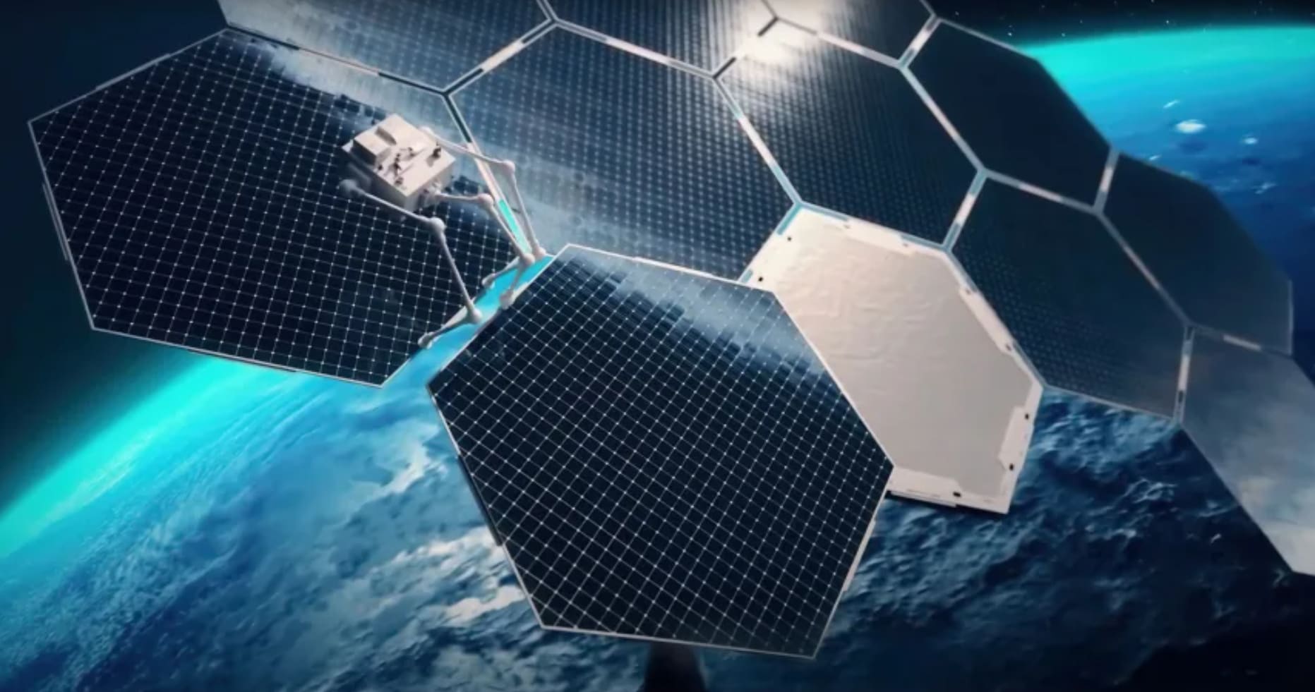 صورة تخيلية لمركز بيانات في الفضاء