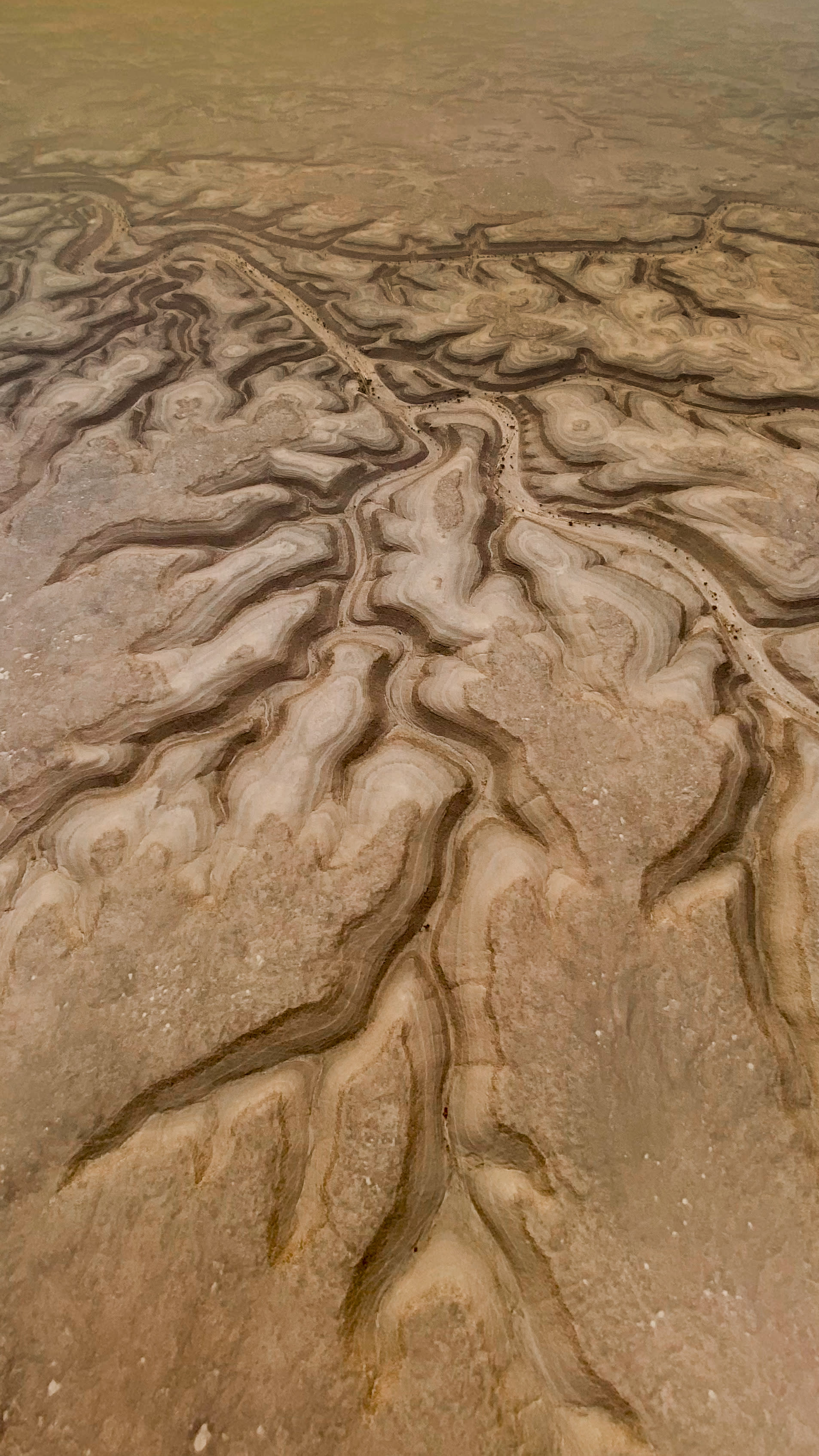 من الجو..مصور يكشف لوحات فنية شكلتها أنامل الطبيعة في قلب السعودية