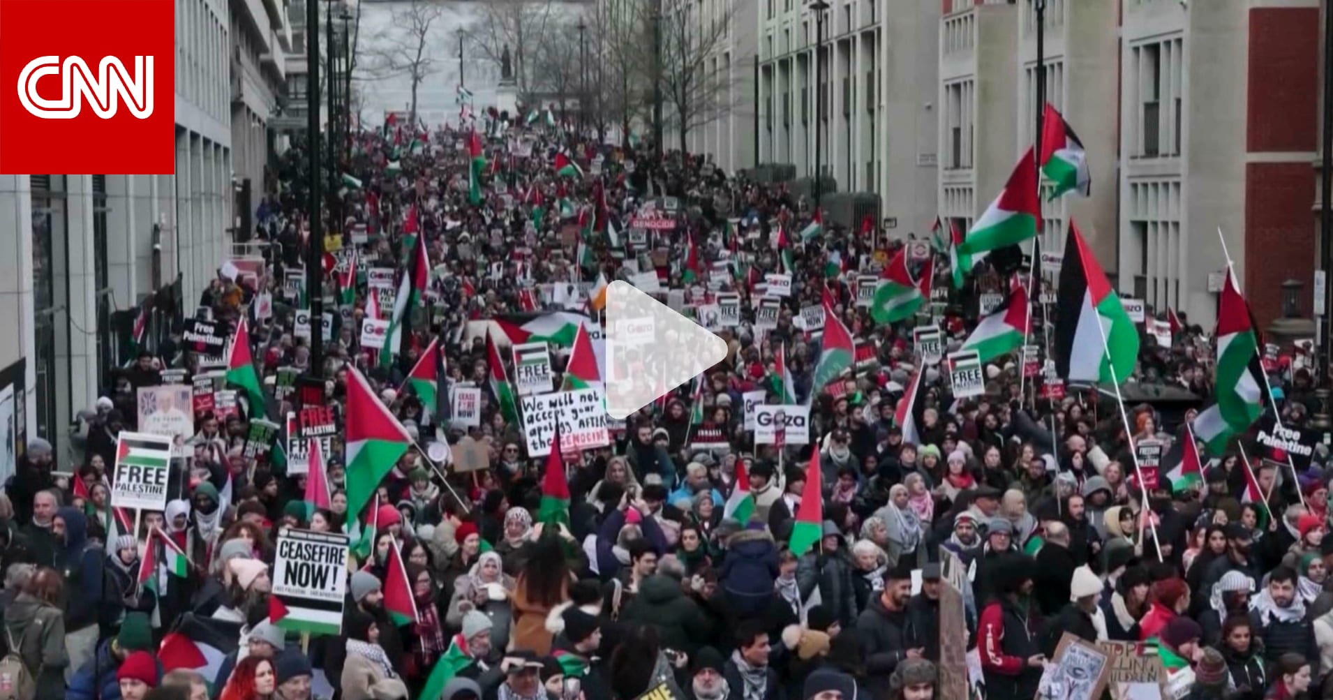 مظاهرات عمت بريطانيا وإيطاليا وأمريكا.. دعما للفلسطينيين وطلبا لوقف الحرب على غزة
