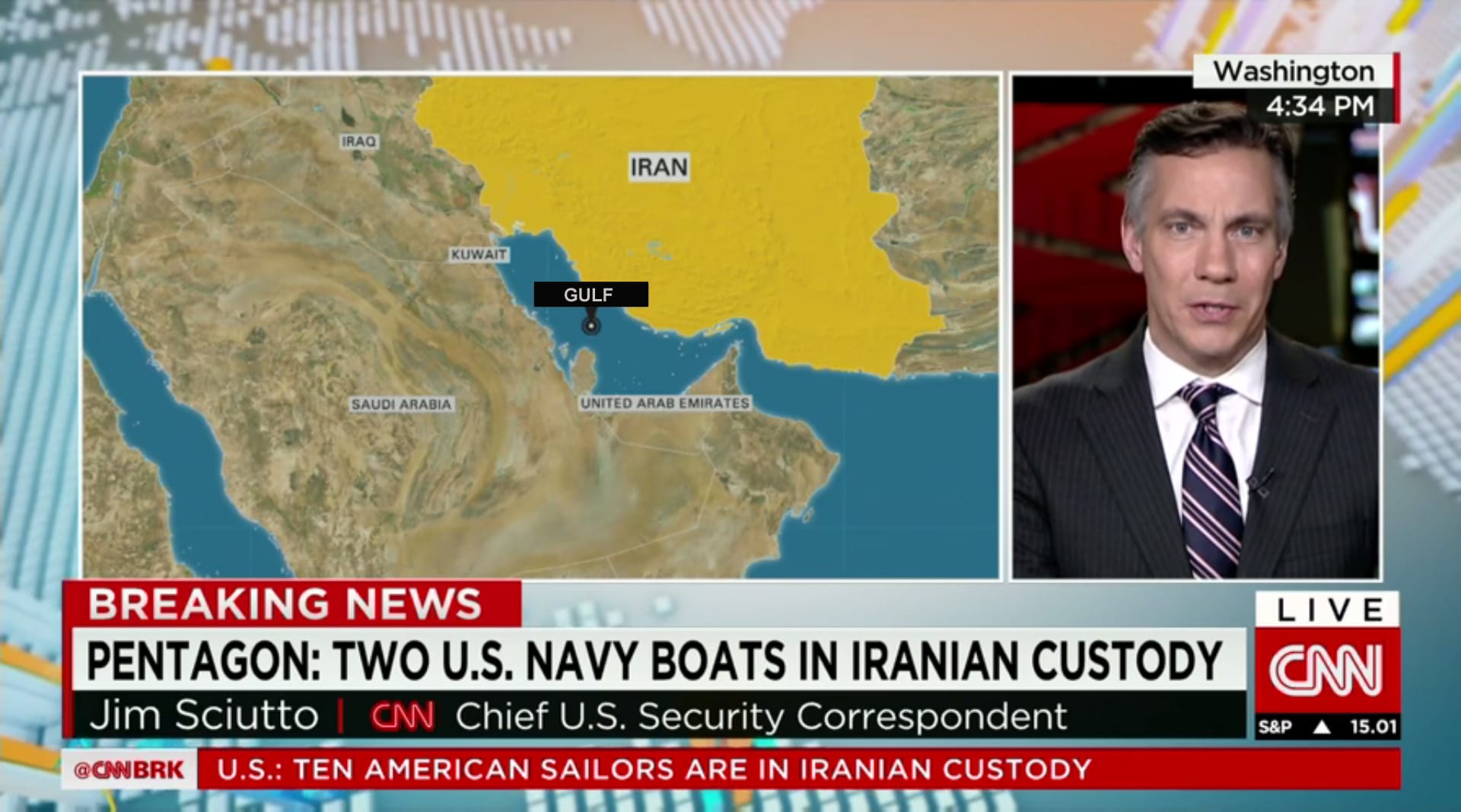إيران: عطل بنظام الملاحة تسبب في دخول البحارة الأمريكيين المياه الإيرانية.. ونرجح الإفراج عنهم قريبا