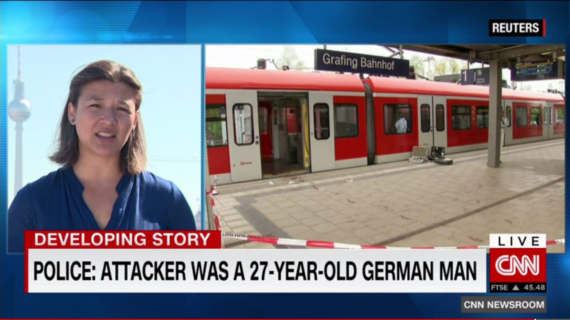 ألمانيا: قتيل و3 جرحى إثر هجوم بسكين في محطة قطار والشرطة تحقق في صحة صراخ المشتبه به بـ"الله أكبر"