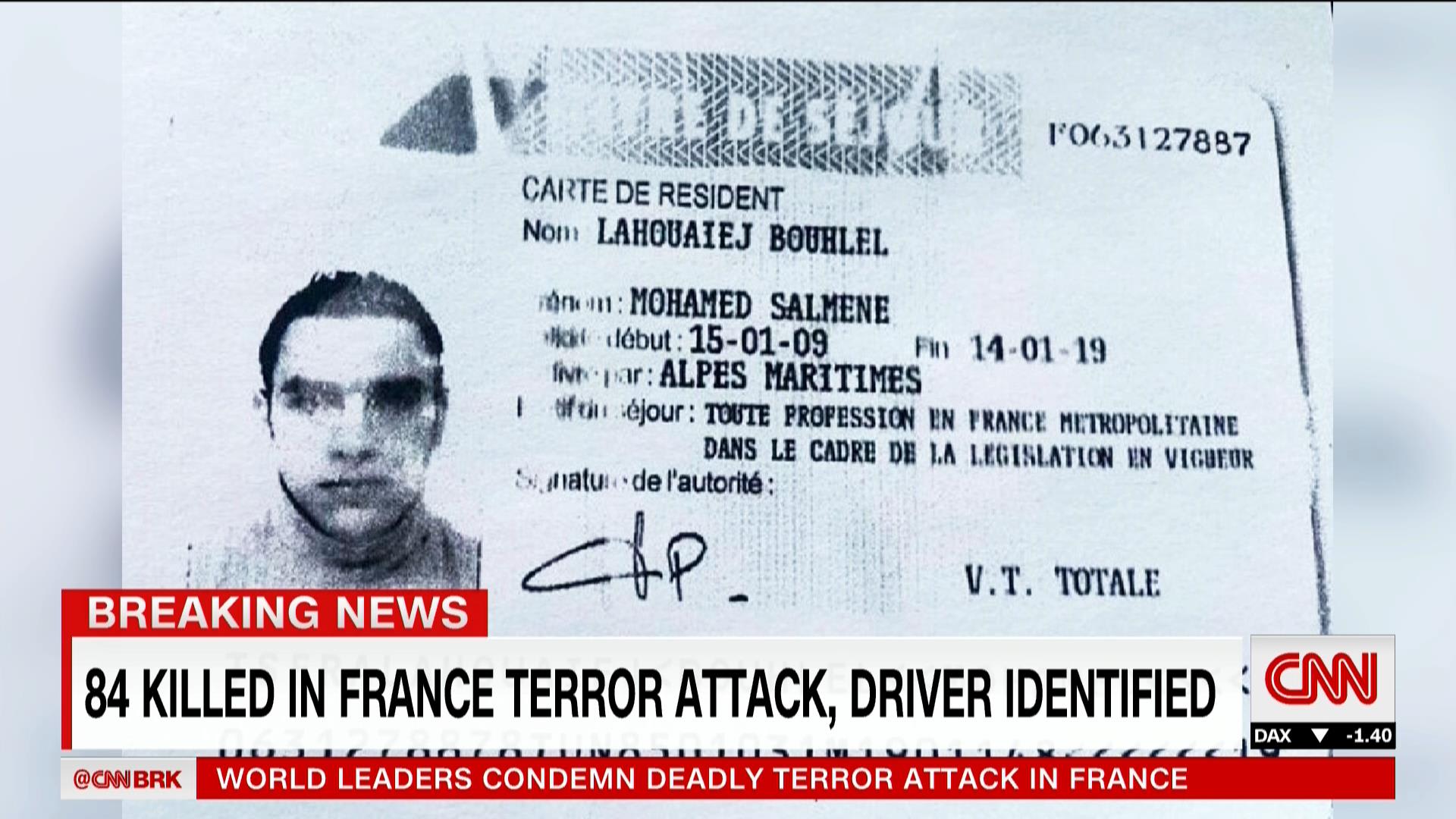 المدعي العام الفرنسي يكشف تفاصيل هجوم نيس ومعلومات عن منفذه وحصيلة القتلى والجرحى