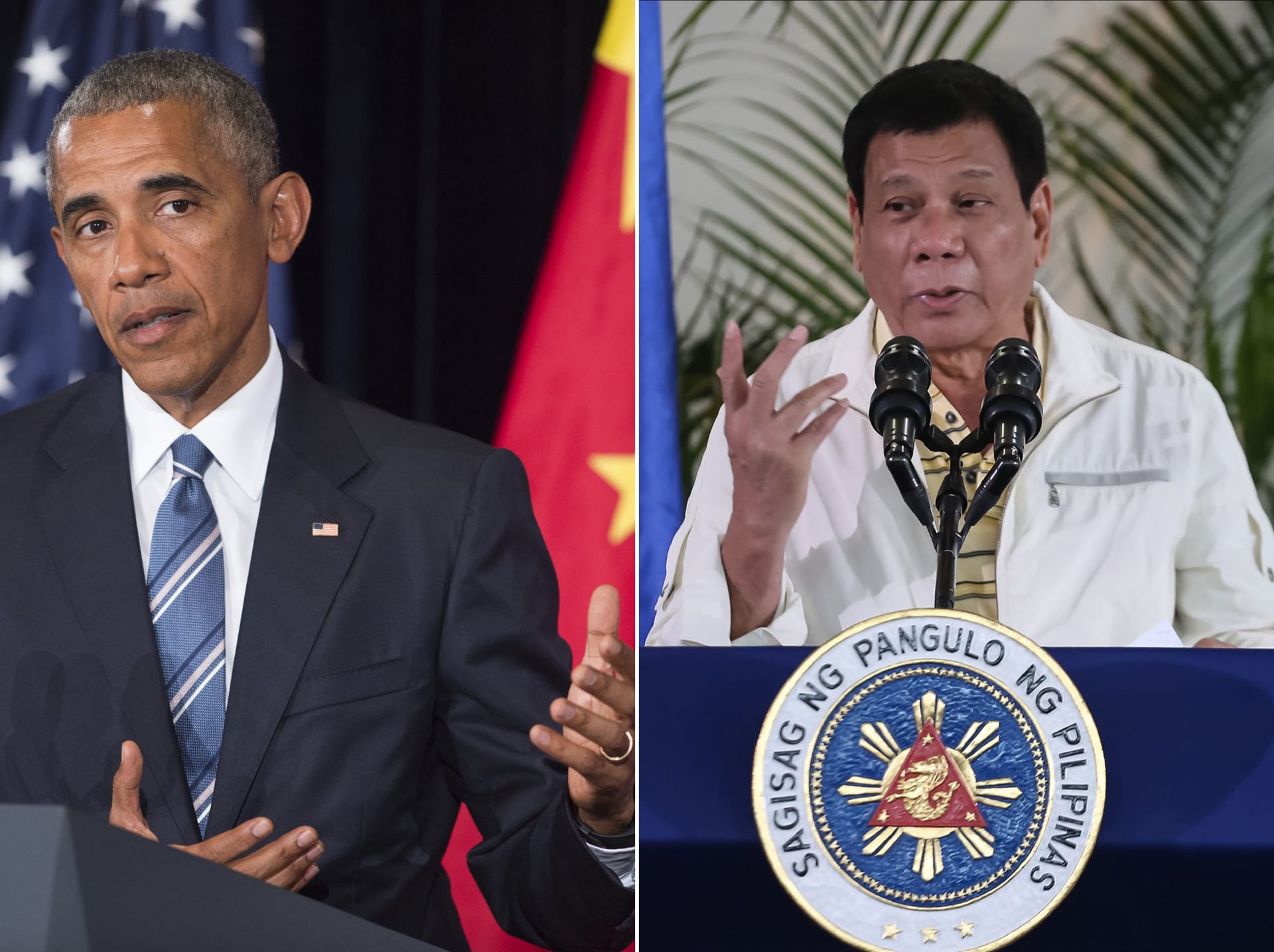 الرئيس الفلبيني يشتم باراك أوباما ثم يتراجع ويعتذر