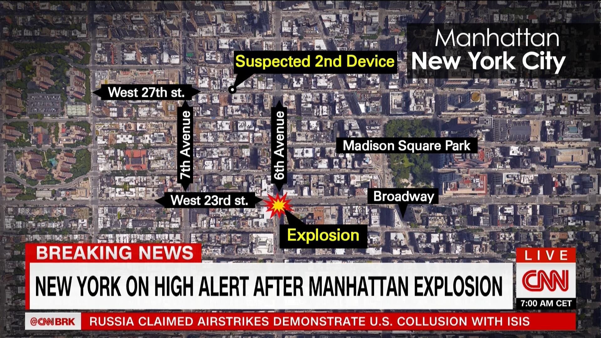انفجار مانهاتن.. شاهد لـCNN: كان أشبه بصاعقة ضربت البناية