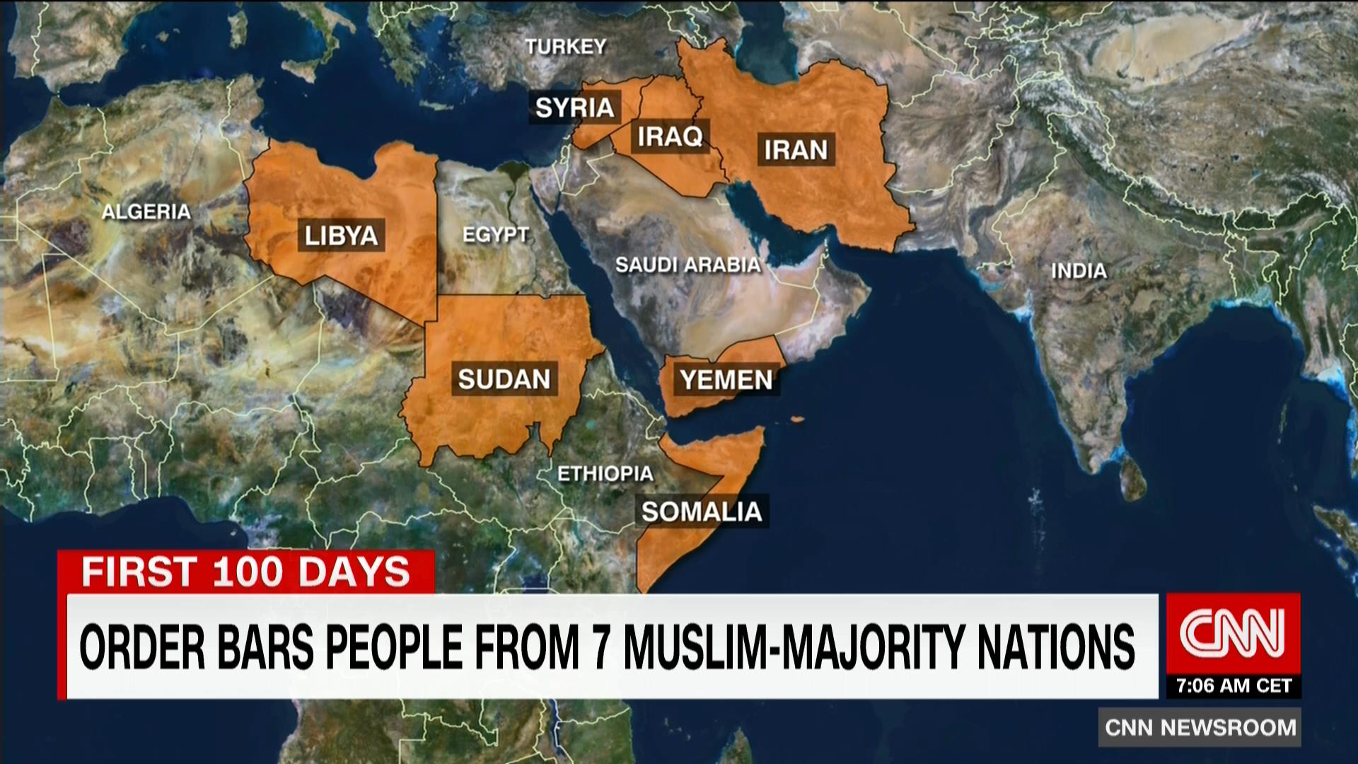 مجلس العلاقات الأمريكي الإسلامي يرد على "حظر" دخول مواطنين من 7 دول إسلامية لأمريكا