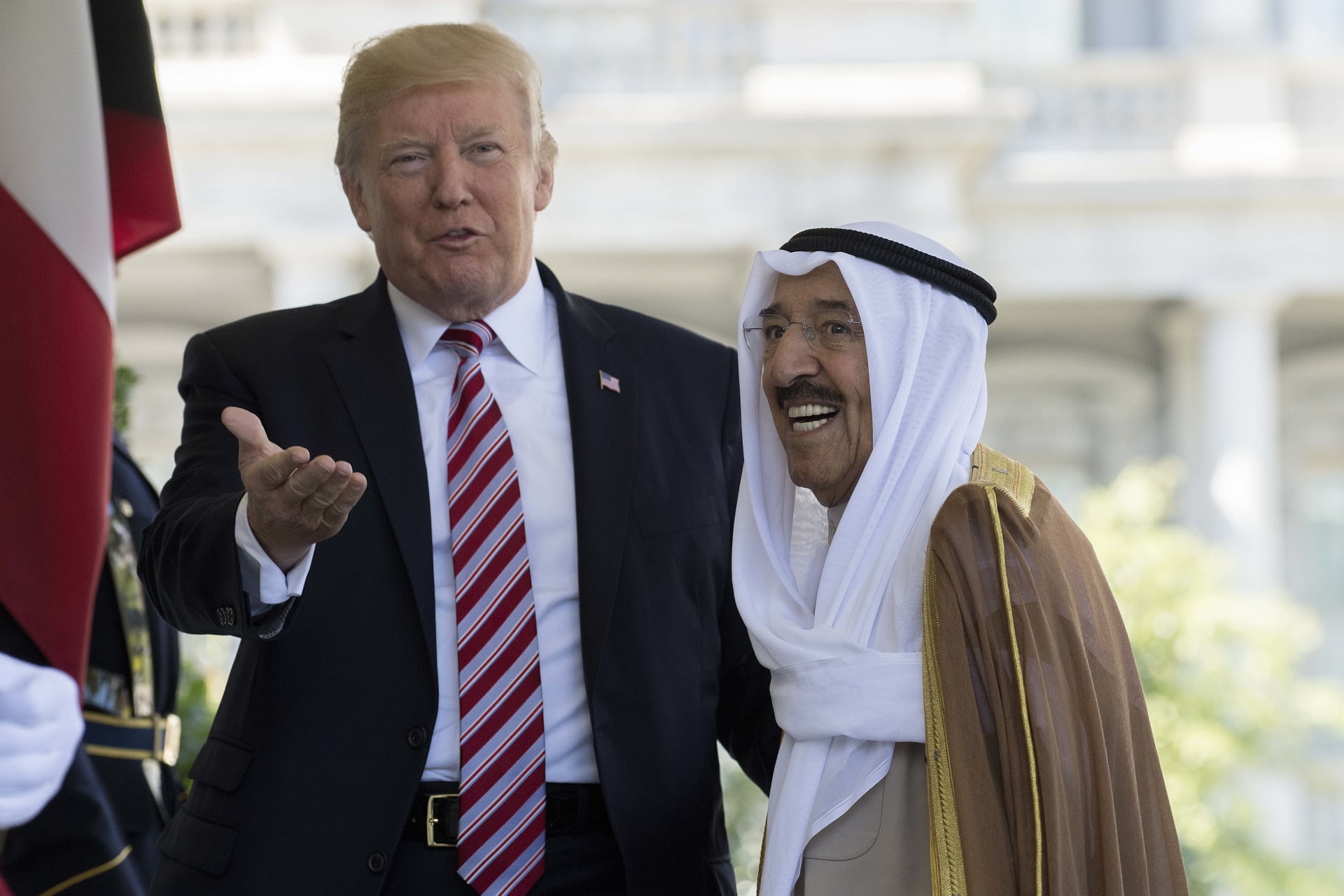 ترامب يشكر أمير الكويت لدعم "وحدة الخليج" ويستمع لتطورات الأزمة