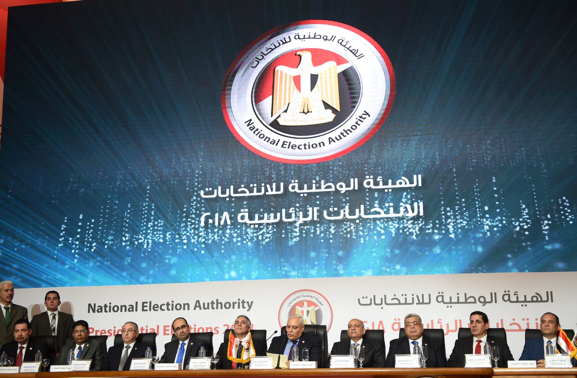 الهيئة الوطنية للانتخابات بمصر تعلن فوز السيسي بنسبة 97.8%