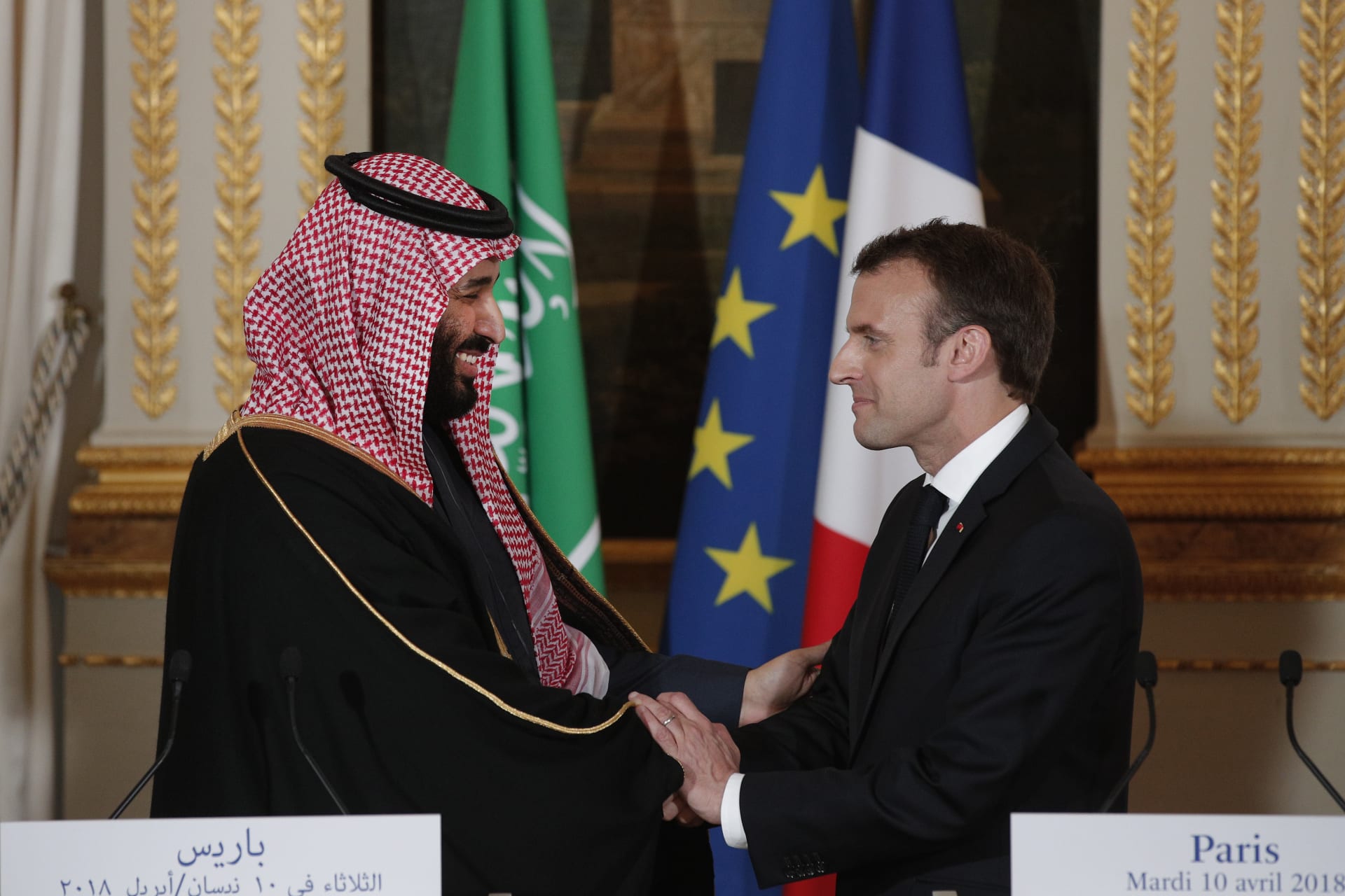 ولي العهد السعودي من باريس: سنتدخل بسوريا إن دعت الحاجة