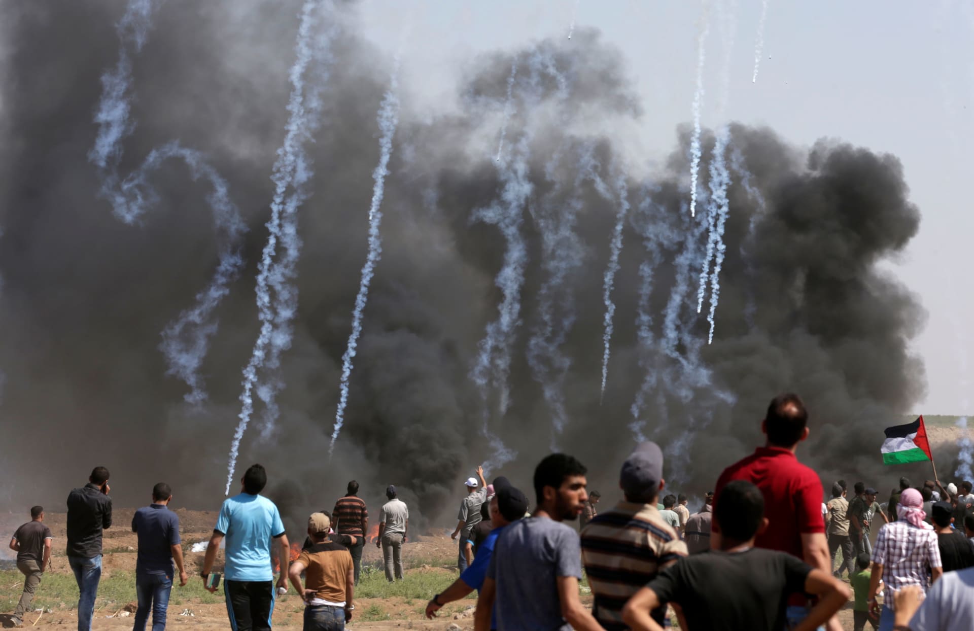 مقتل 4 فلسطينيين في مواجهات مع الجيش الإسرائيلي بغزة