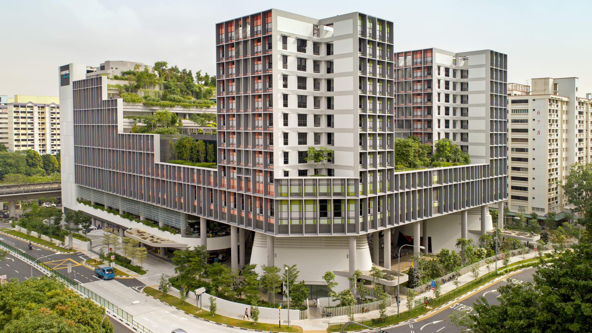 جائزة مبنى العام يحصدها مجمع لكبار السن في سنغافورة
