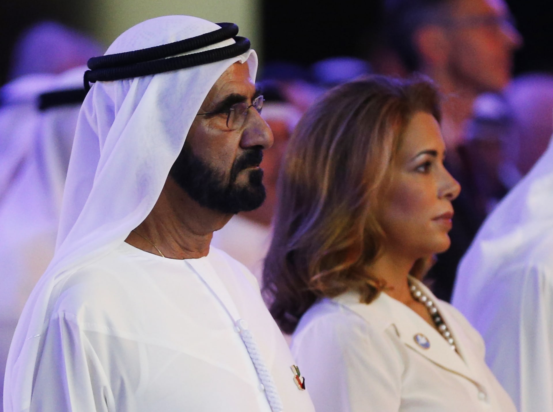 حاكم دبي الشيخ محمد بن راشد آل مكتوم وزوجته الأميرة هيا بنت الحسين