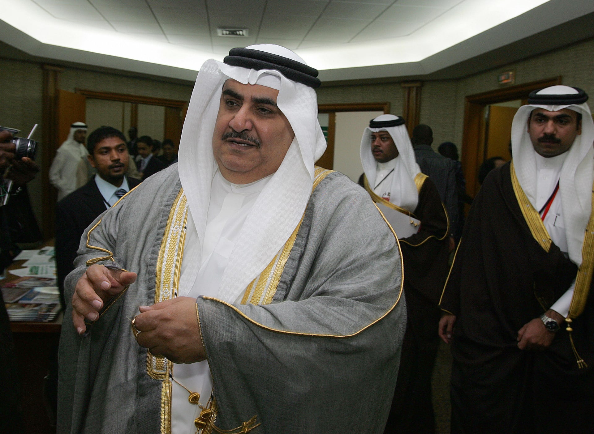 وزير خارجية البحرين خالد بن أحمد 