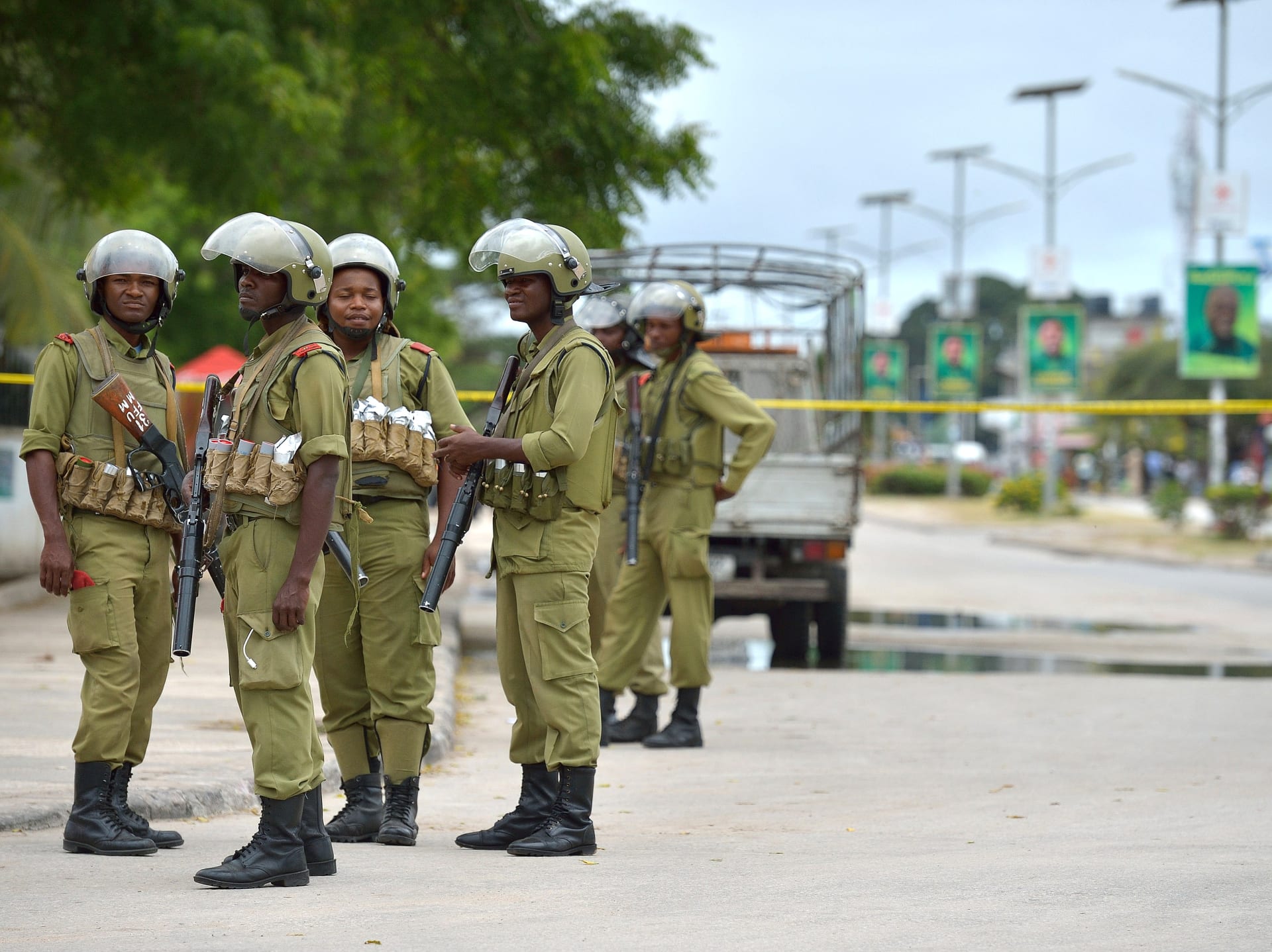 قوات أمن في تنزانيا 