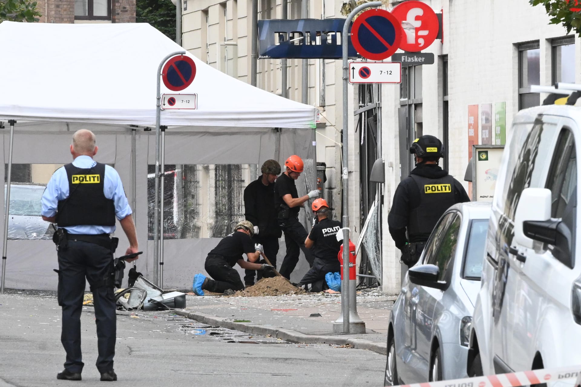 انفجار في عاصمة الدانمارك كوبنهاجن 