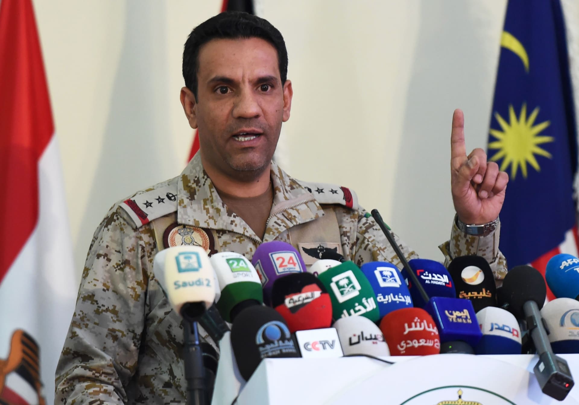العقيد تركي المالكي المتحدث باسم تحالف دعم الشرعية في اليمن 