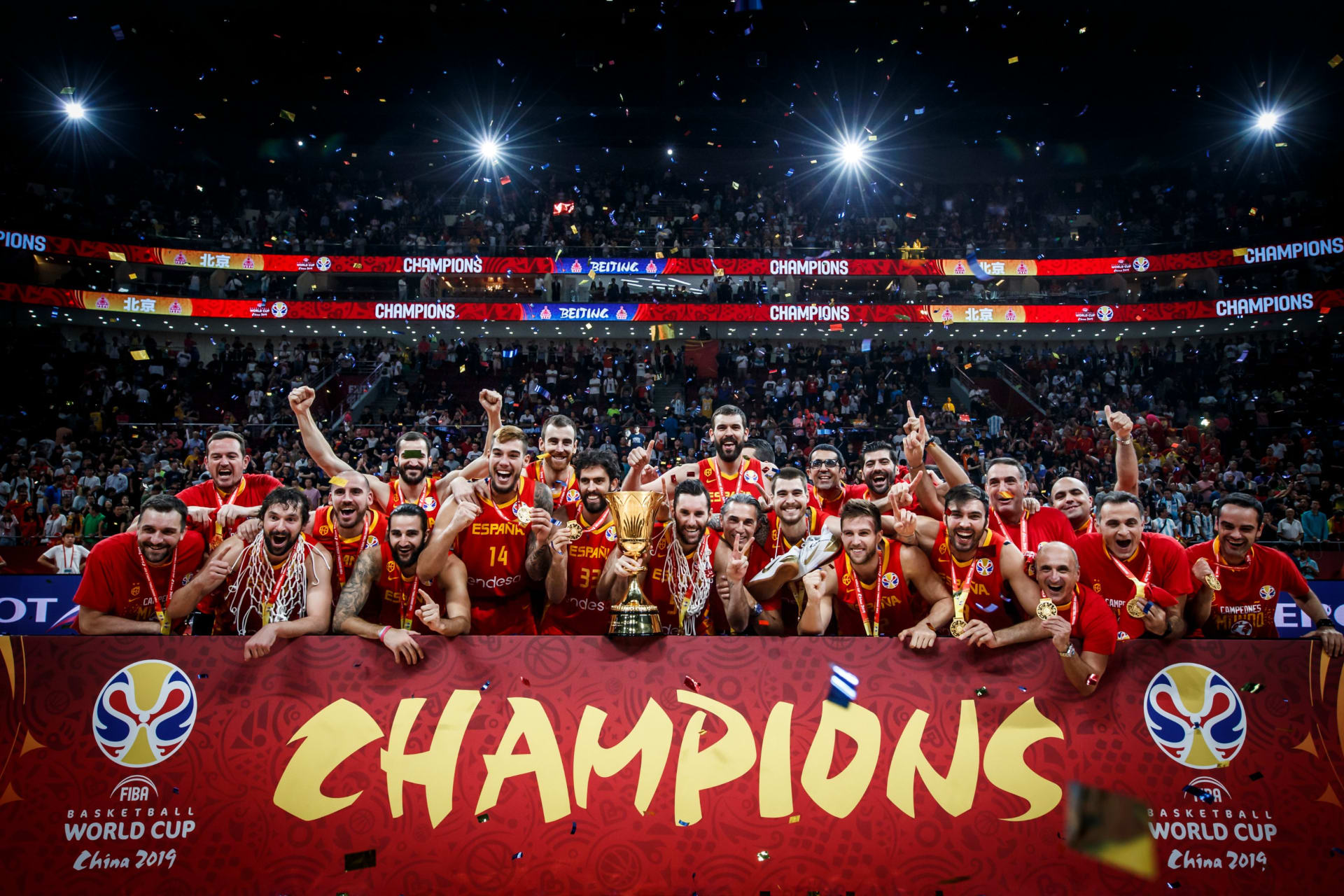 إسبانيا تفوز ببطولة العالم لكرة السلة للمرة الثانية في تاريخها
