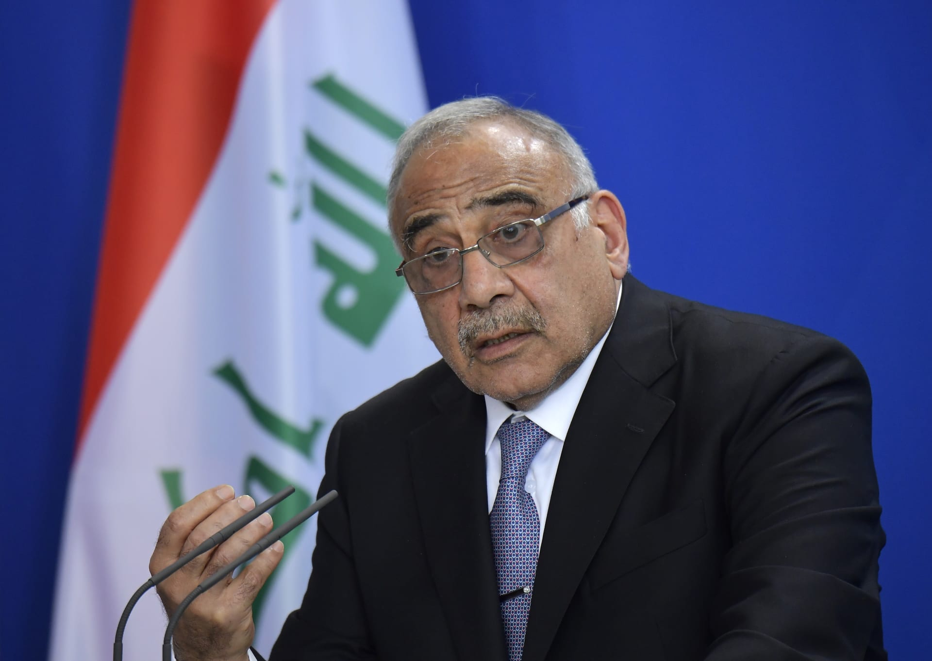 عادل عبدالمهدي: لا يمكن أن يتسبب العراق في أذى لأشقائه وجيرانه
