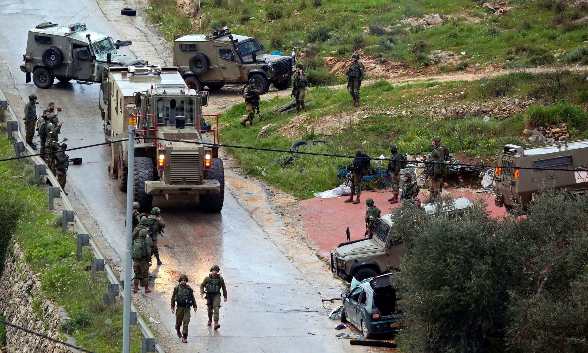 الجيش الإسرائيلي يعلن العثور على بقايا قذيفة صاروخية من مصر