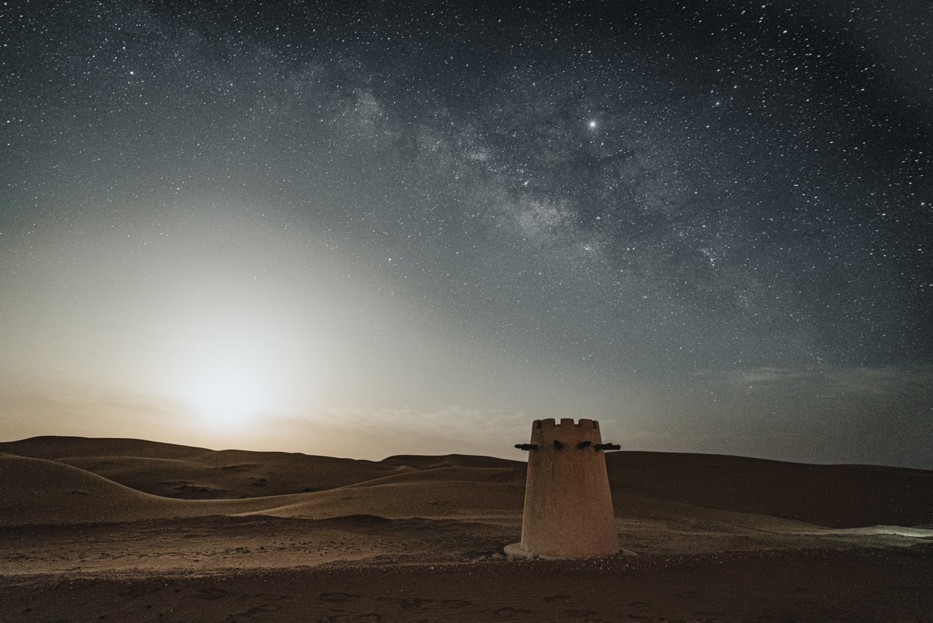 في صحراء أبو ظبي