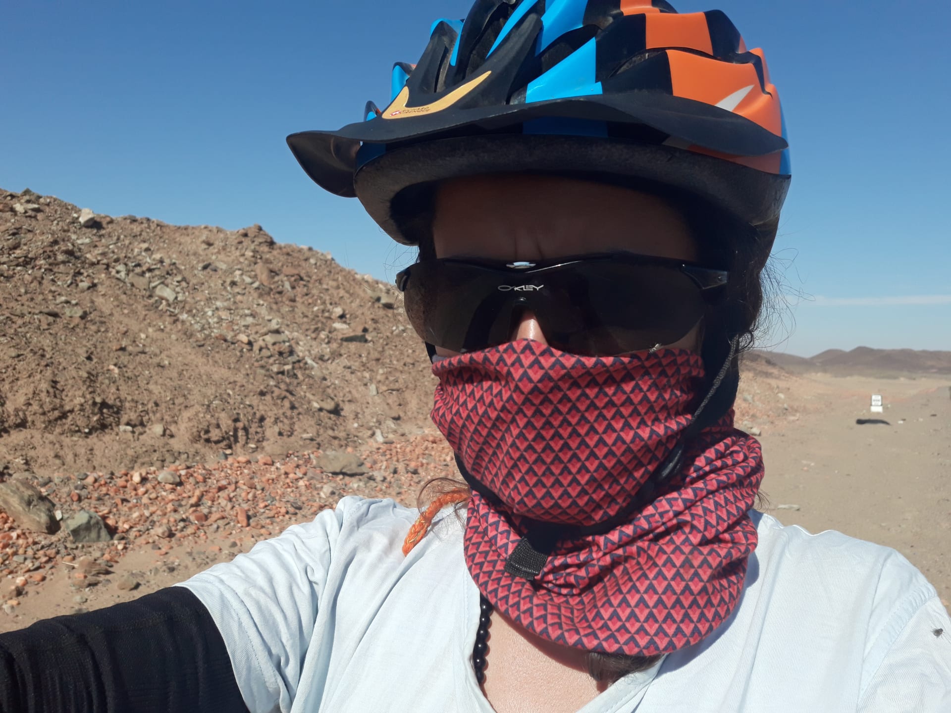  أول امرأة تصل إلى مكة بمفردها على الدراجة الهوائية
