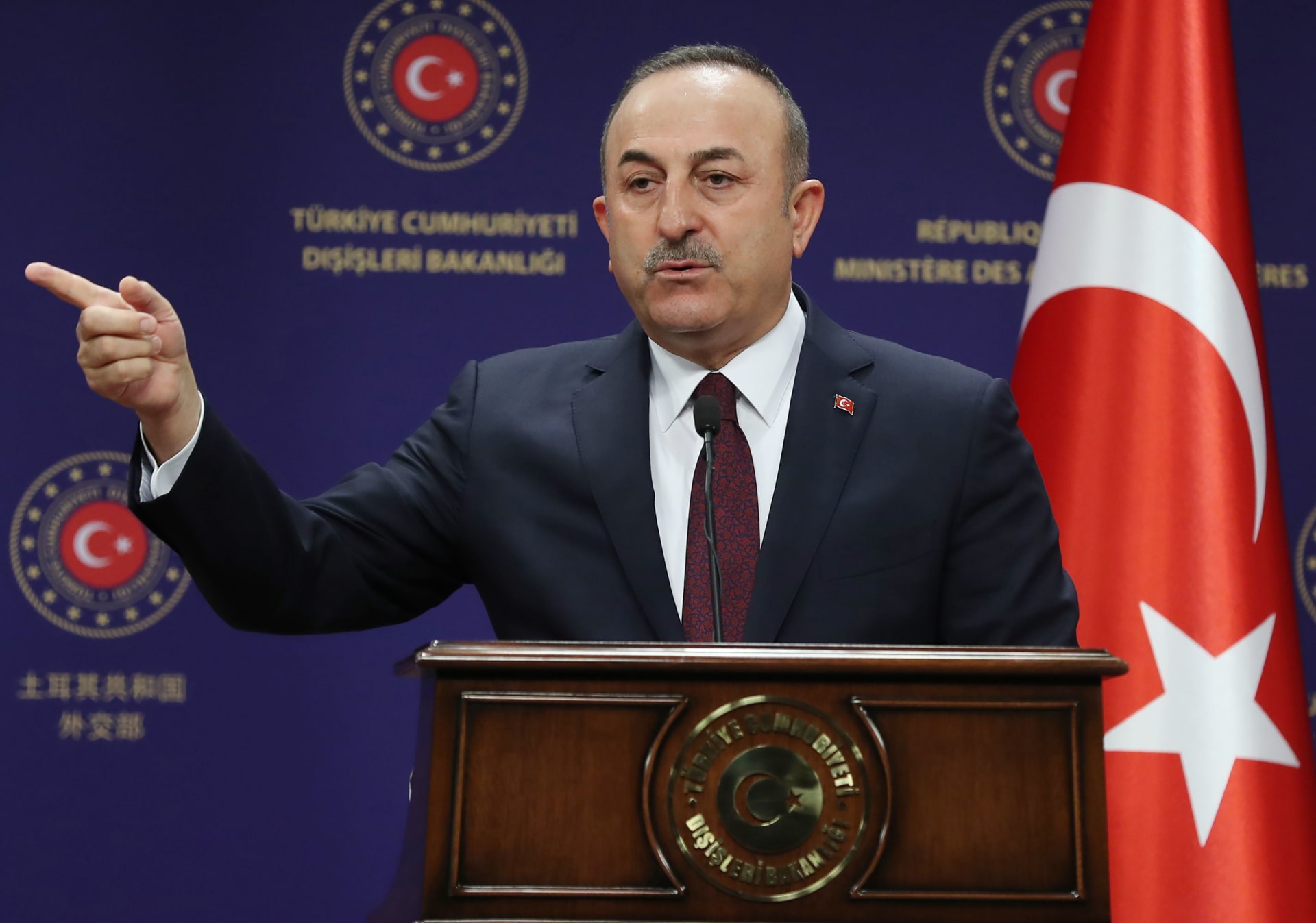 وزير الخارجية التركي مولود تشاويش أغلو
