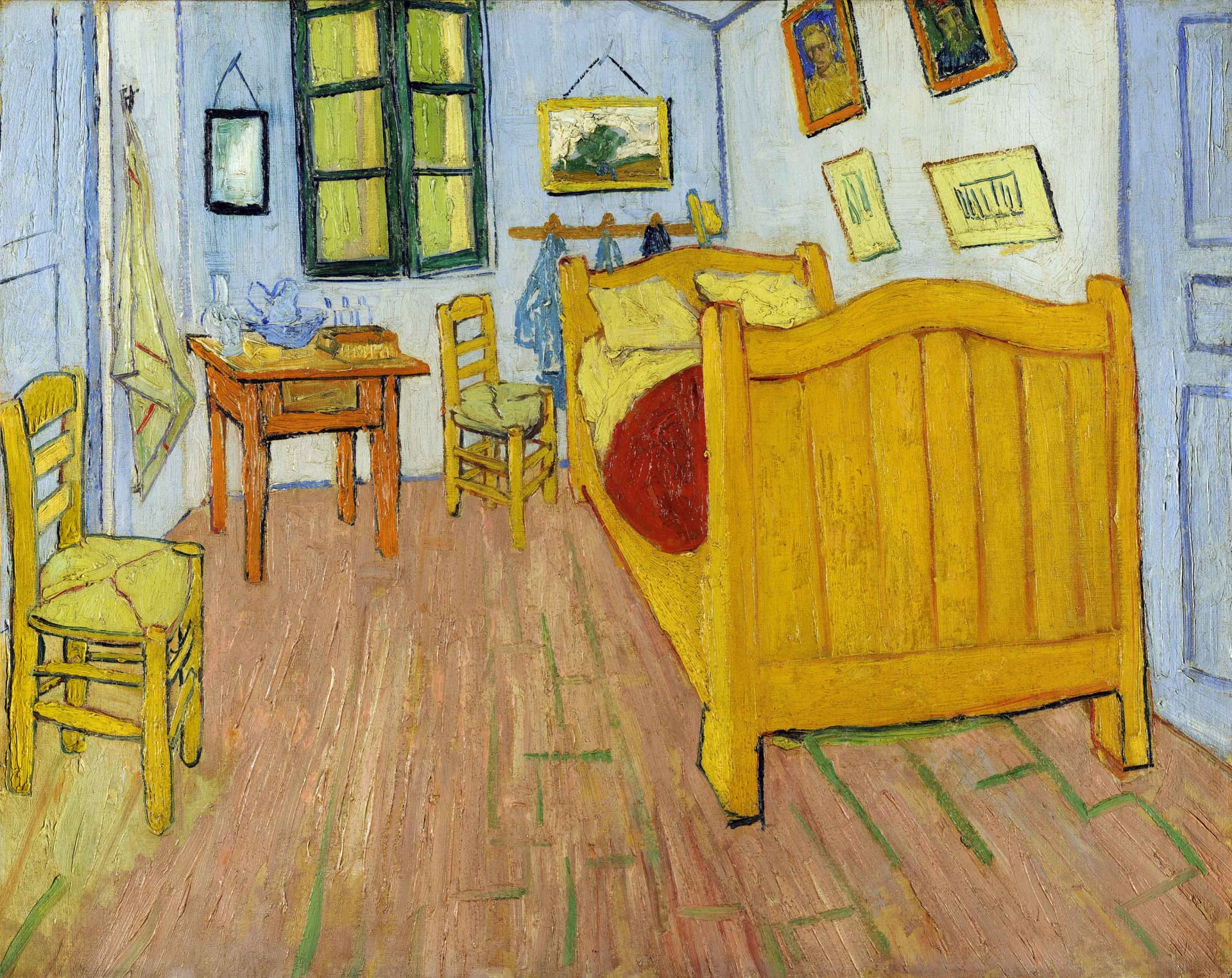 غرفة نوم في آرل للفنان فان جوخ
