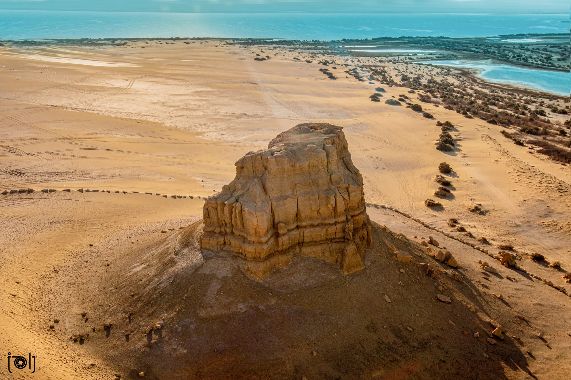جبل المدورة بالفيوم في مصر