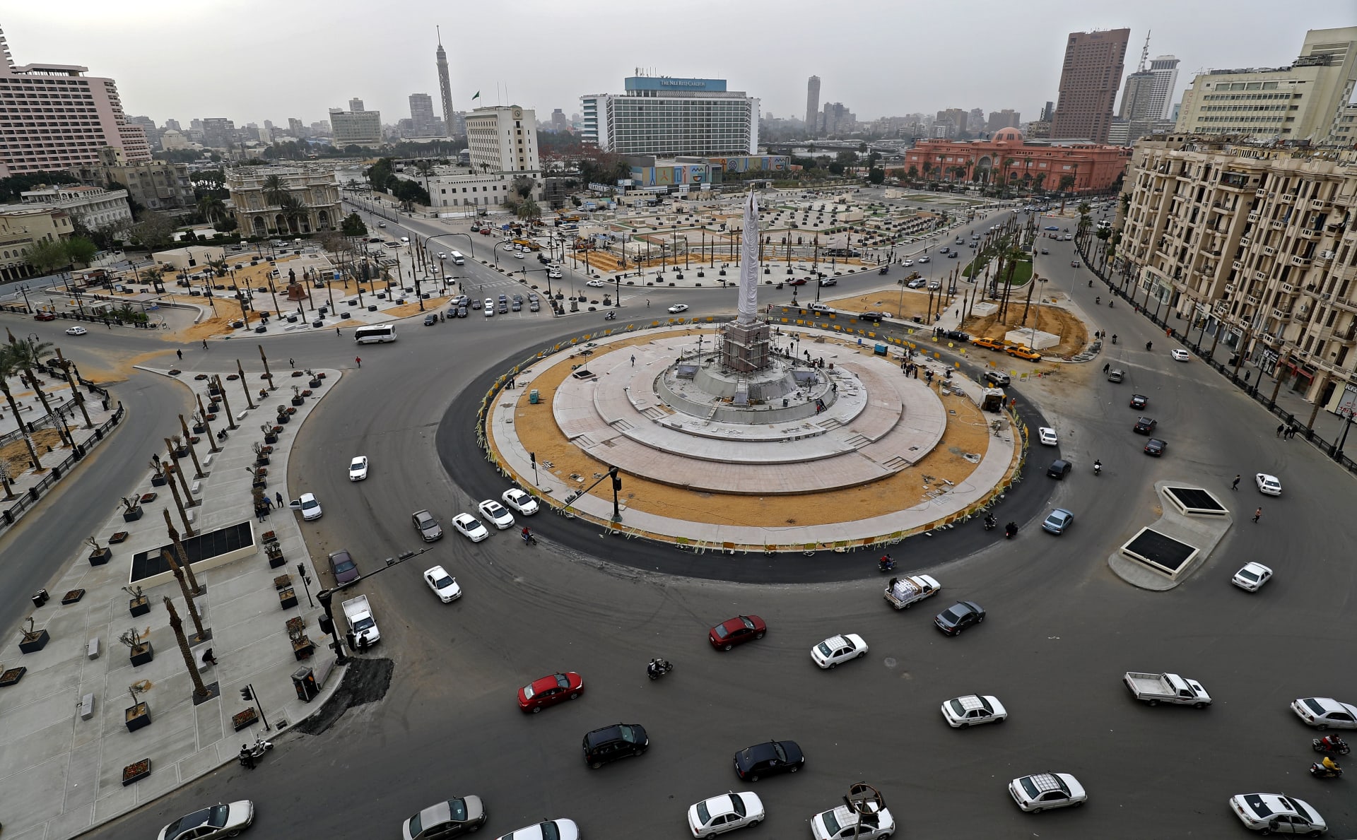 صورة أرشيفية لميدان التحرير في القاهرة الذي يعتبر أيقونة ثورة 25 يناير