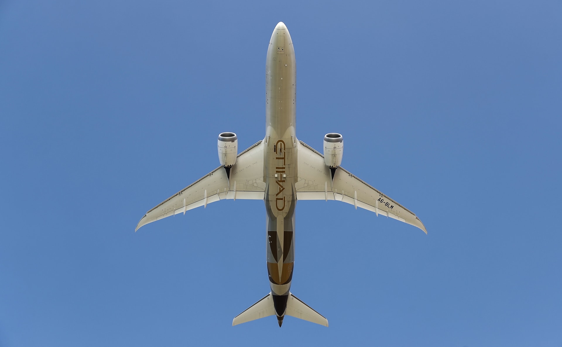 صورة أرشيفية لإحدى طائرات طيران الاتحاد