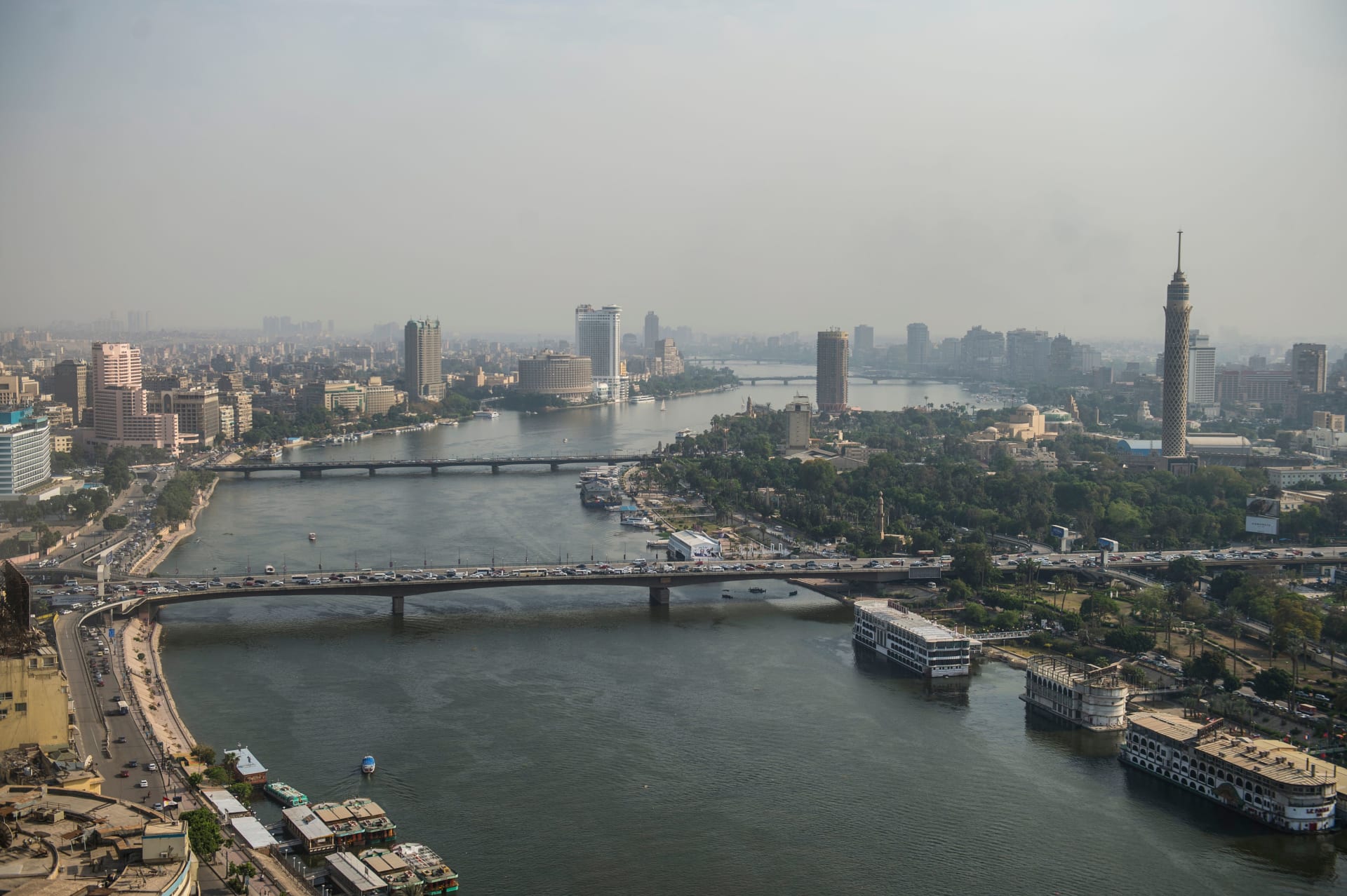 صورة ارشيفية لنهر النيل في القاهرة 