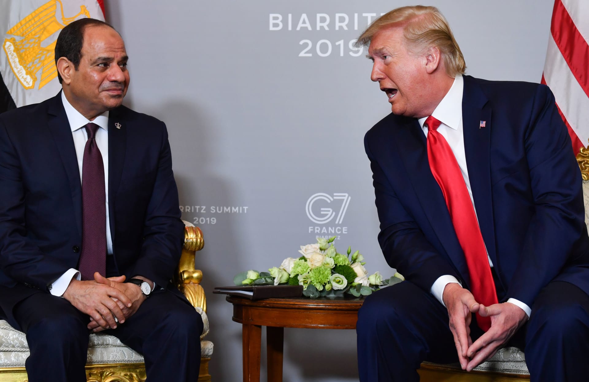 الرئاسة المصرية: السيسي تلقى اتصالا هاتفياً من ترامب بحثا خلاله علاقات البلدين