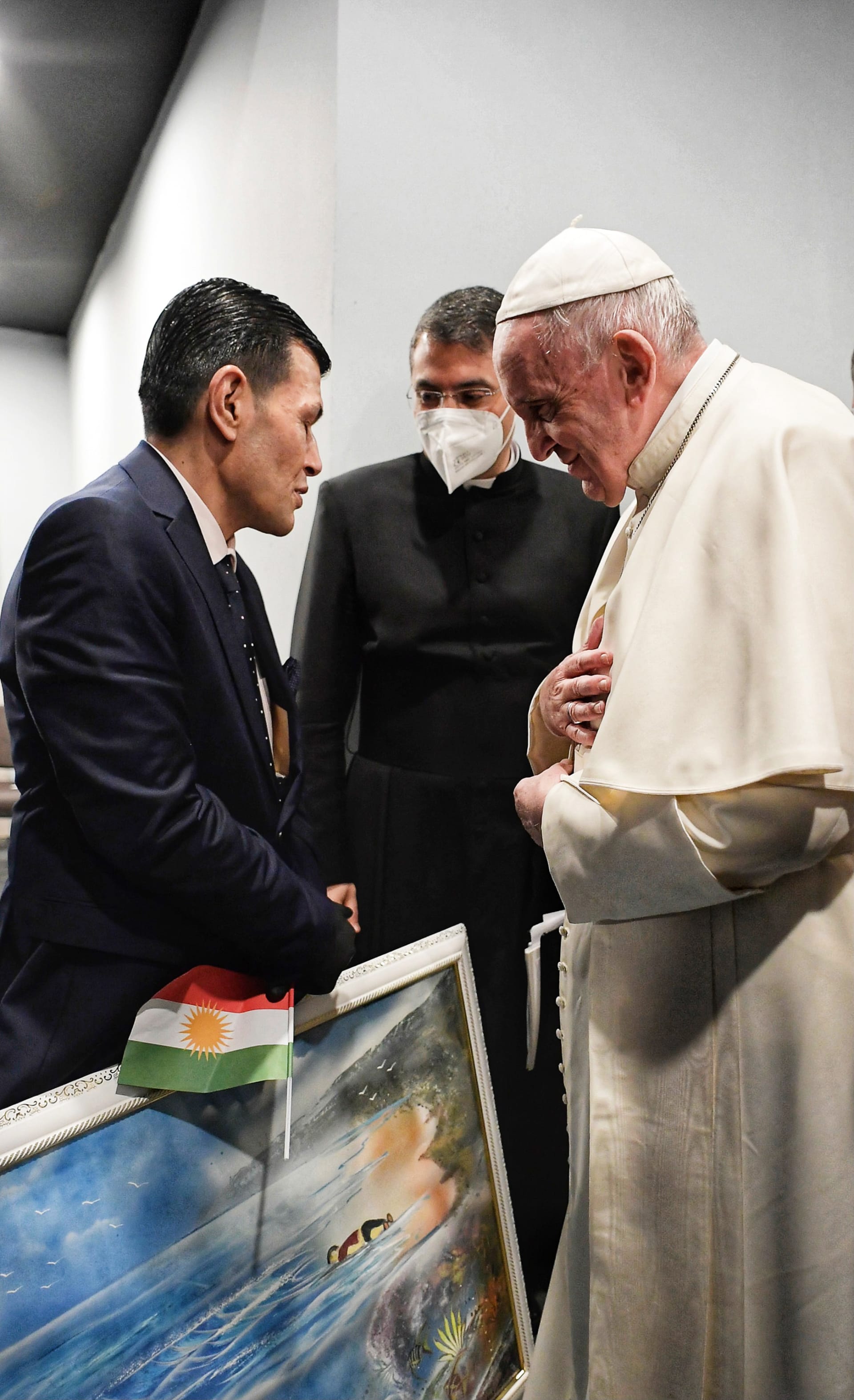البابا فرنسيس يلتقي والد آلان كردي الذي غرق مع أخيه وأمه على الساحل التركي