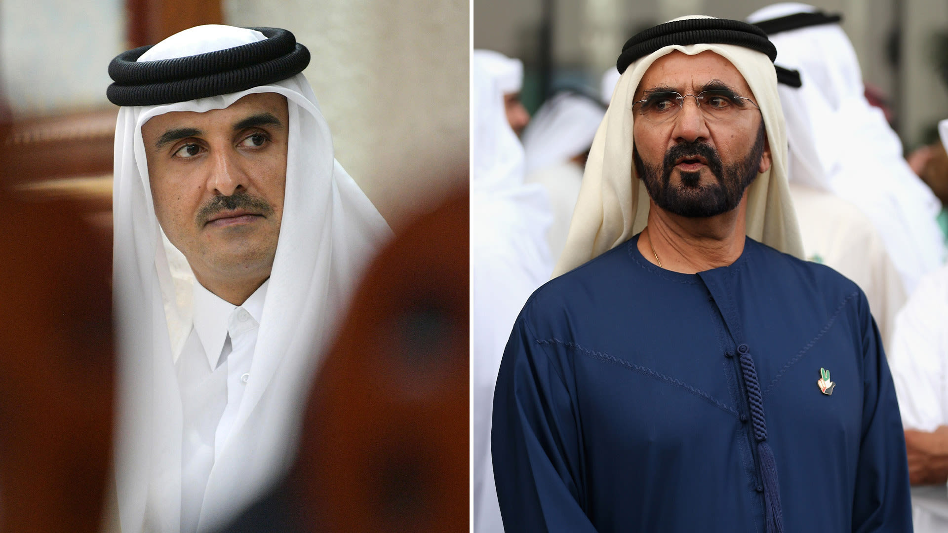 لأول مرة منذ سنوات.. أمير قطر يجري اتصالا مع حاكم دبي لتقديم تعازيه في وفاة حمدان بن راشد