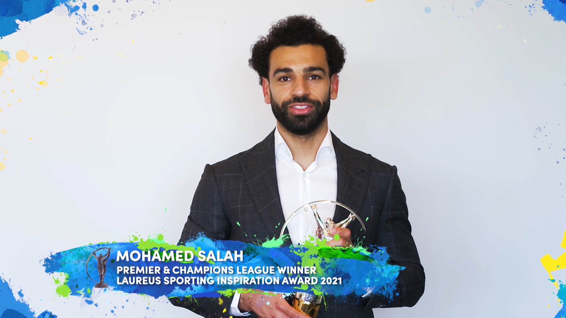 محمد صلاح يفوز بجائزة لوريوس العالمية للإلهام الرياضي