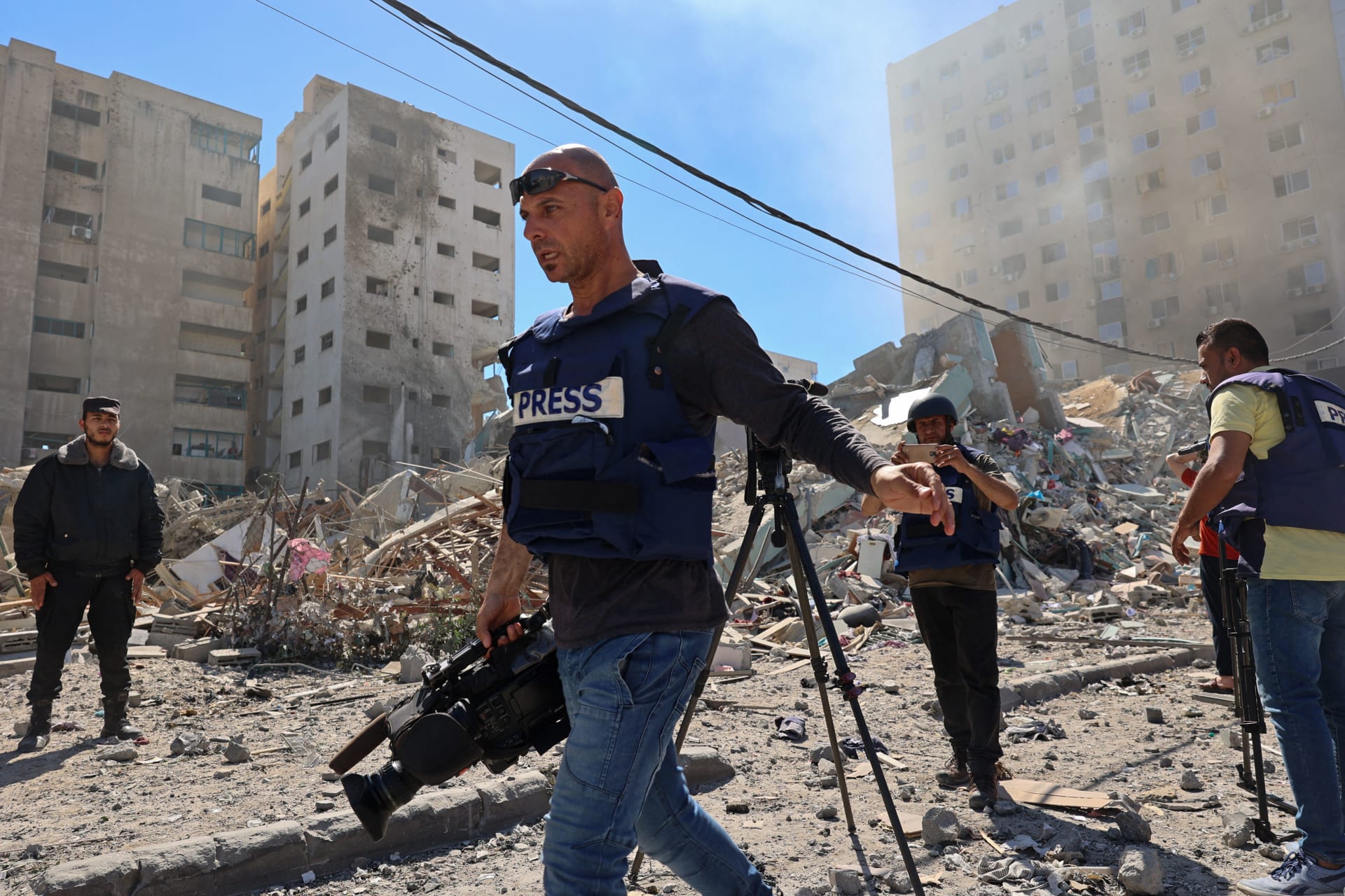 بلينكن ينفي الاطلاع على معلومات استخباراتية إسرائيلية عن قصف مبنى يضم الجزيرة وأسوشيتدبرس في غزة