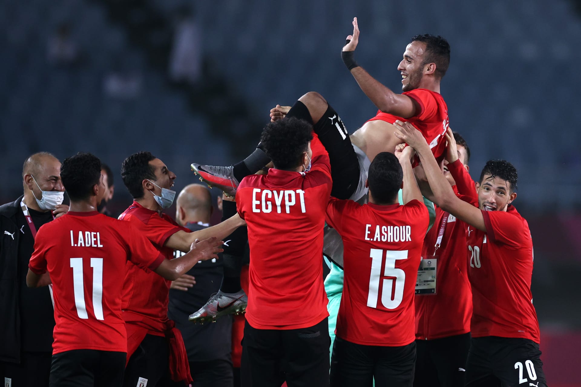 مصر تقصي الأرجنتين من منافسات الكرة بطوكيو وتضرب موعدا مع البرازيل