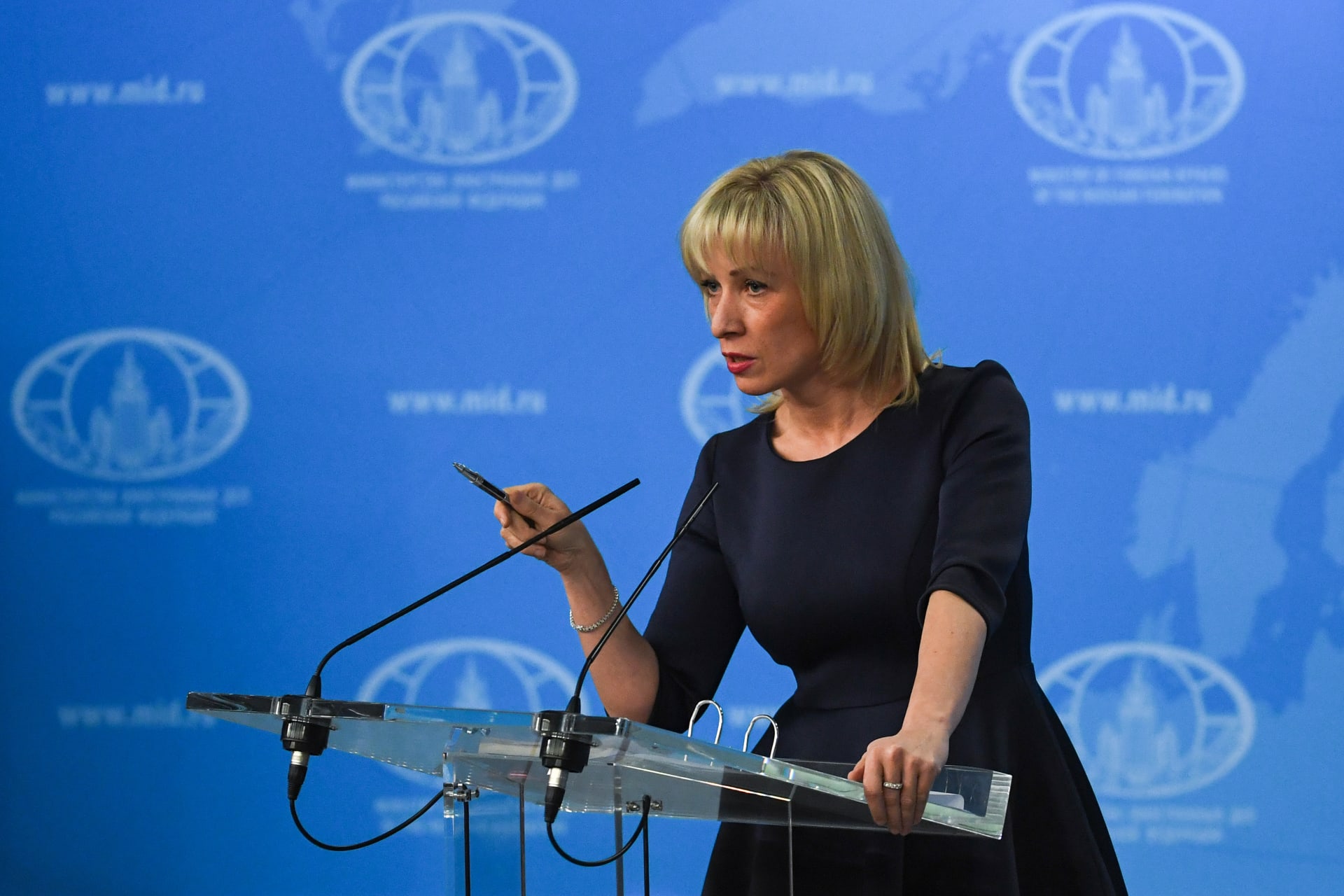  المتحدثة باسم وزارة الخارجية الروسية ماريا زاخاروفا