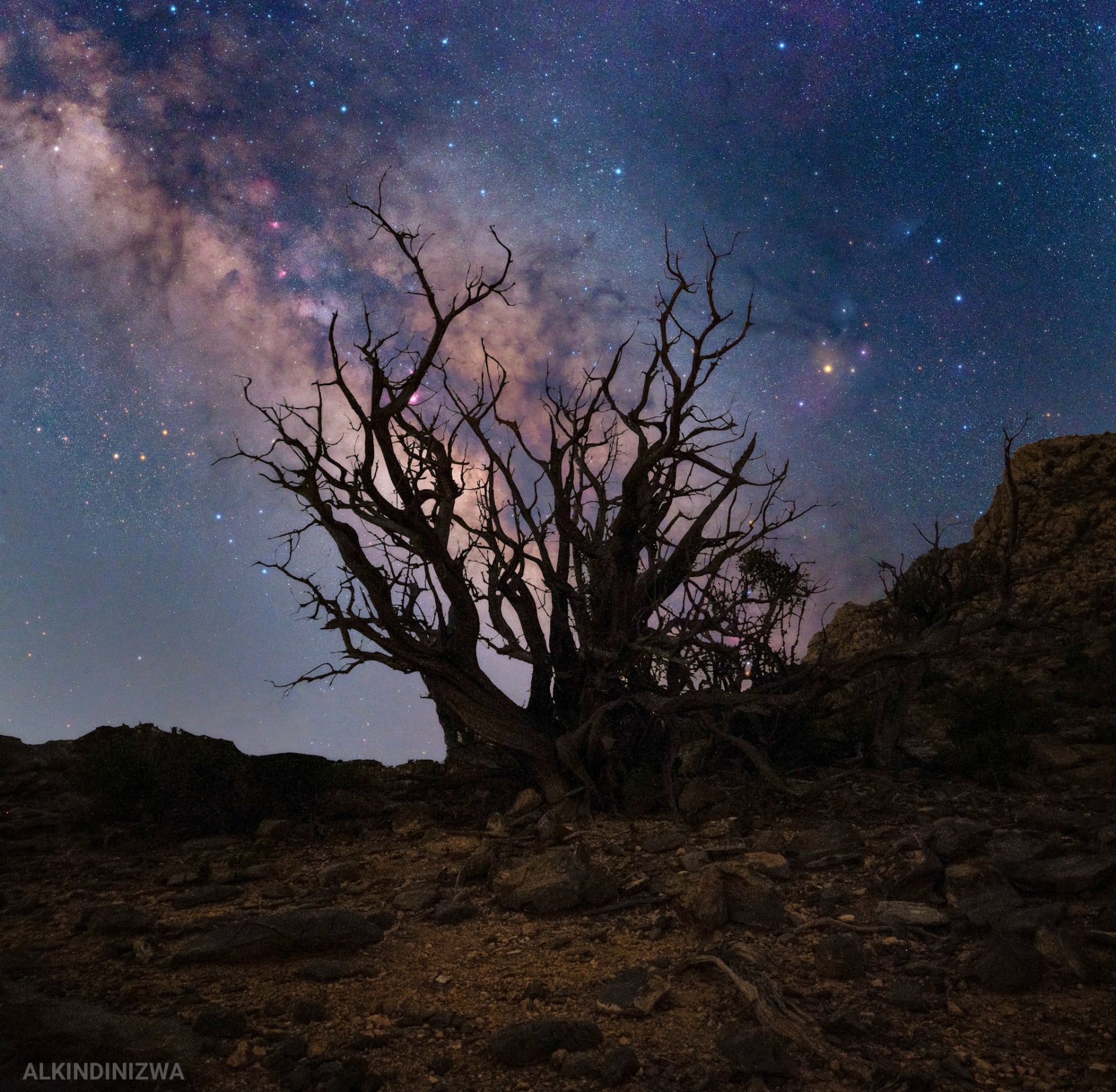 في سلطنة عُمان.. شاهد روائع الكون من محمية الحجر الغربي لأضواء النجوم