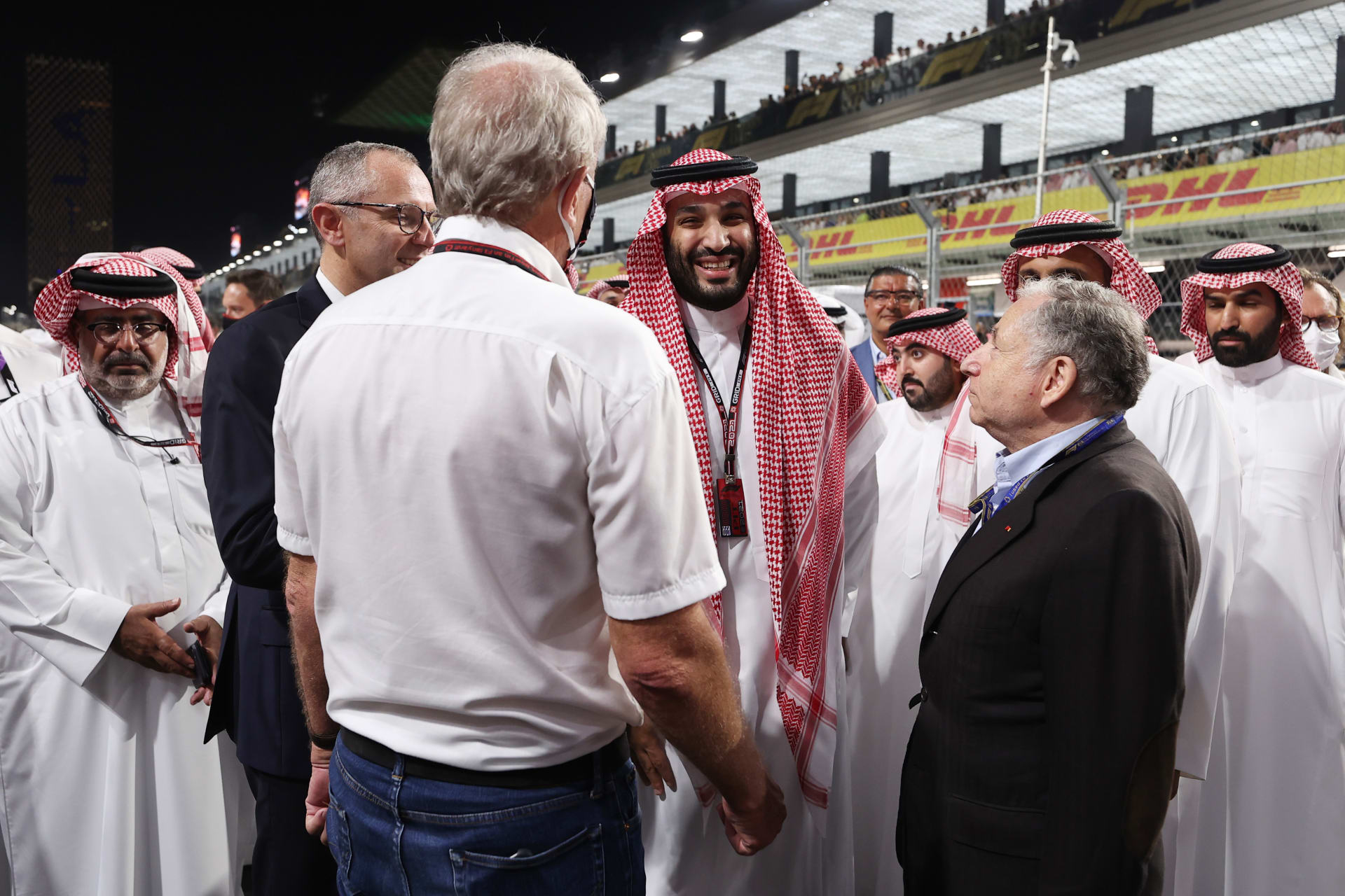 ولي العهد السعودي، الأمير محمد بن سلمان يشهد منافسات فورمولا