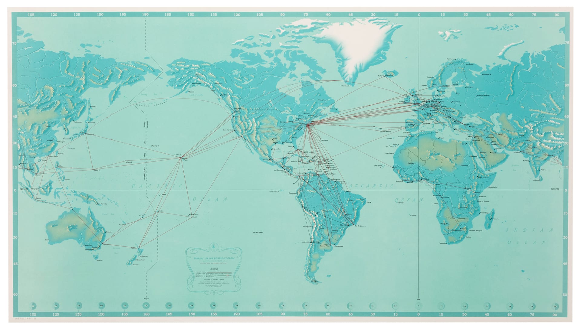 لماذا تبدو خرائط مسارات الخطوط الجوية هكذا؟