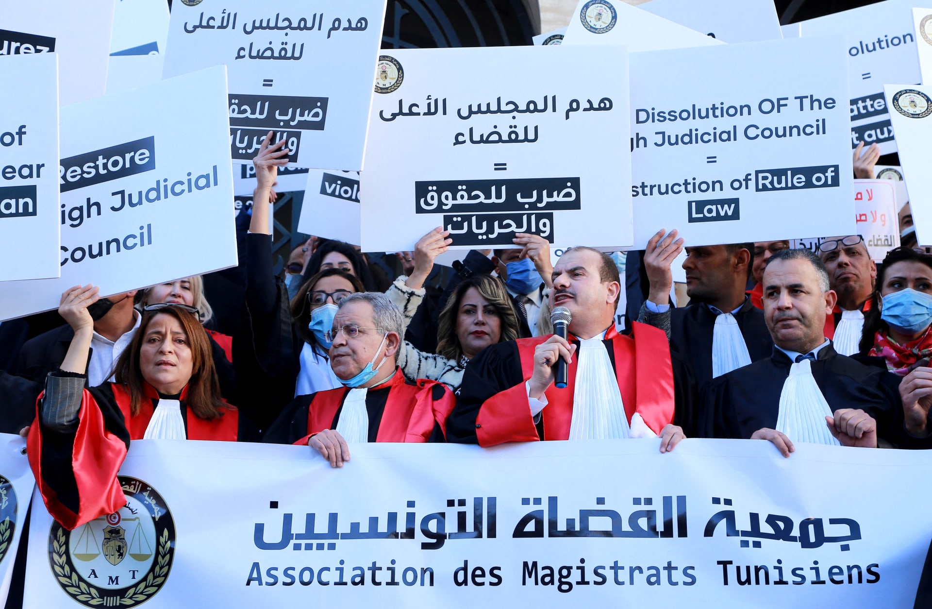 تونس: مرسوم بتشكيل مجلس "مؤقت" للقضاء في خطوة توسع صلاحيات قيس سعيد