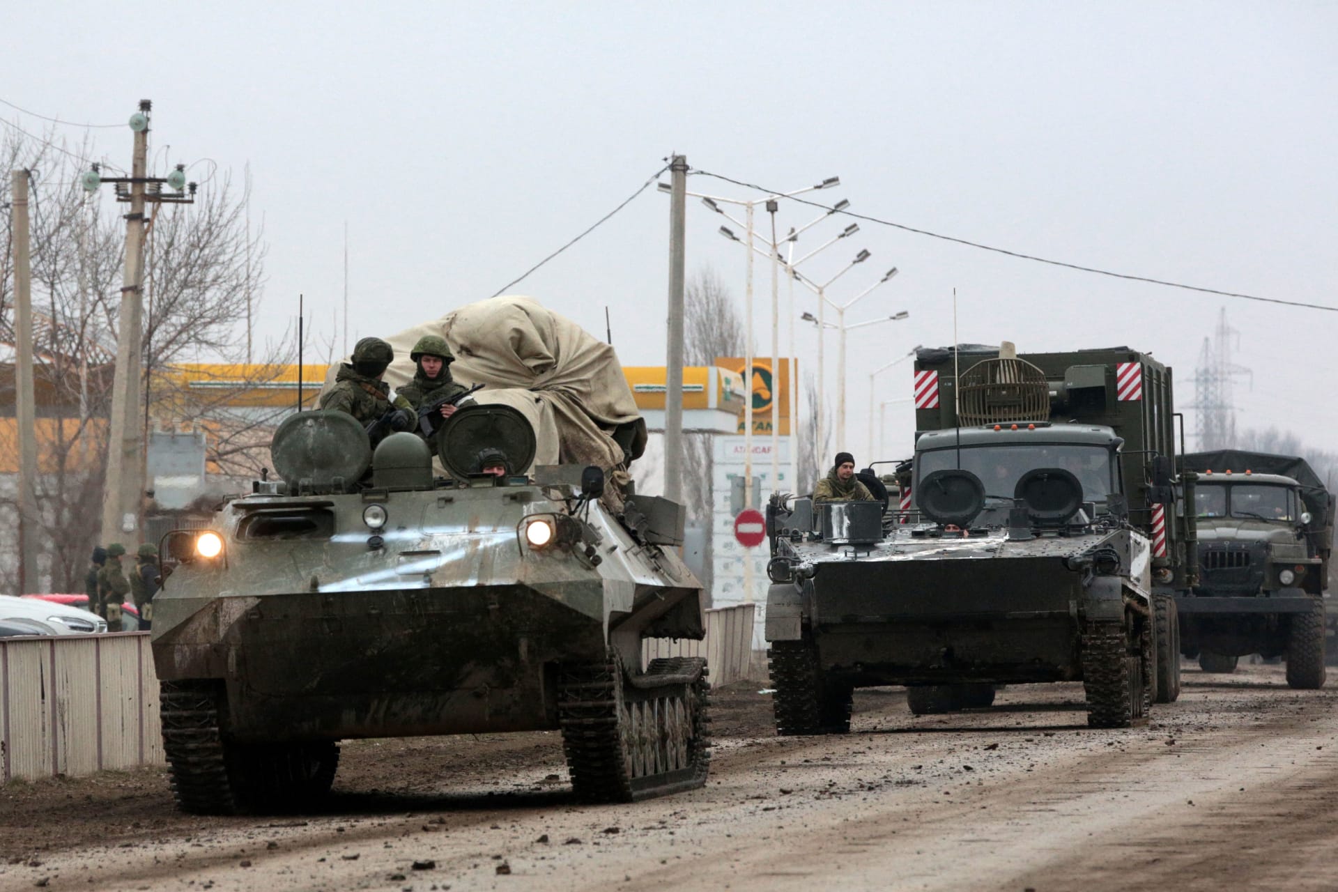 مركبات عسكرية روسية