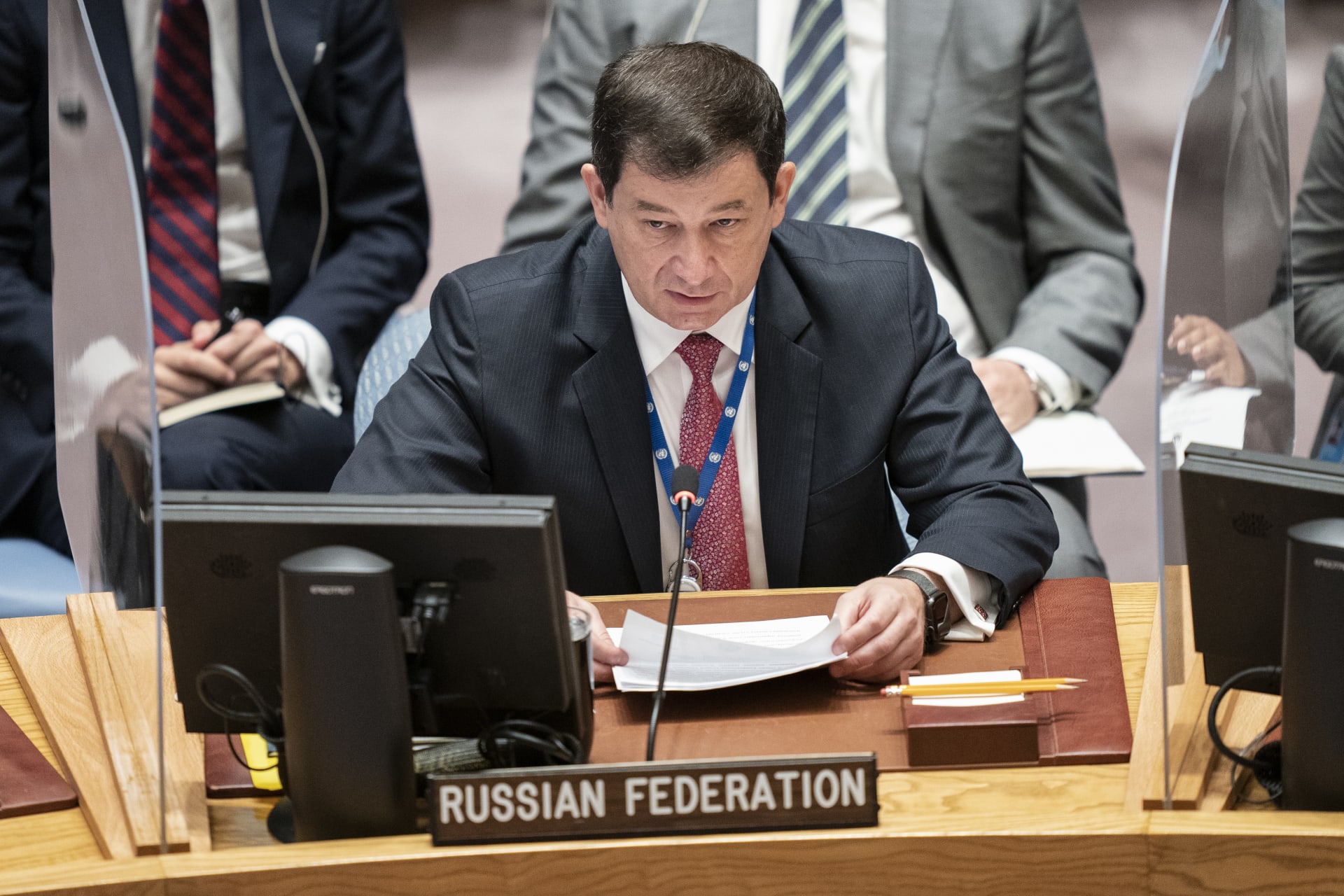 دميتري بوليانسكي نائب السفير الروسي لدى الأمم المتحدة