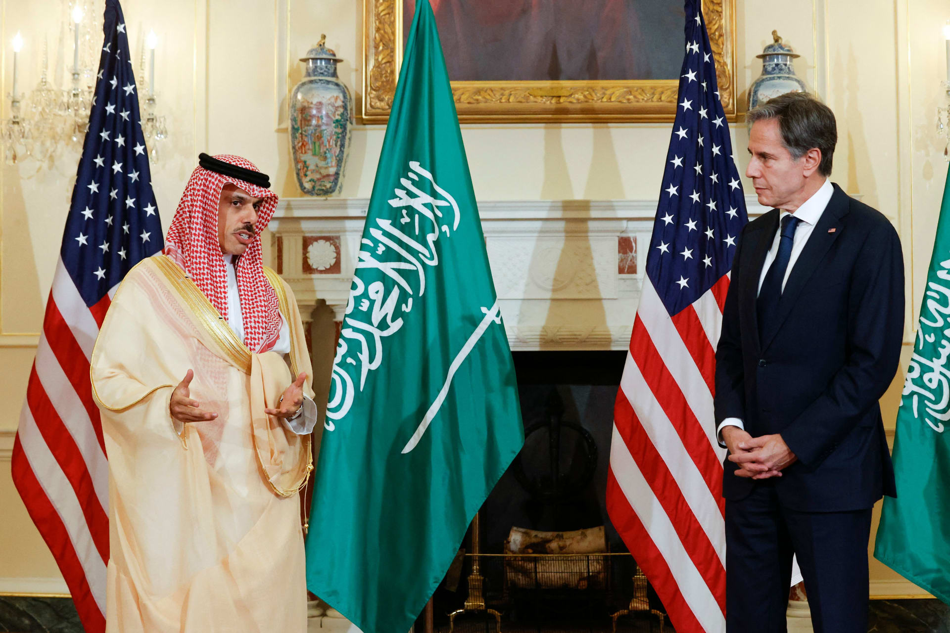 بعد انتهاء "قمة النقب".. وزير خارجية السعودية يتلقى اتصالا هاتفيًا من نظيره الأمريكي